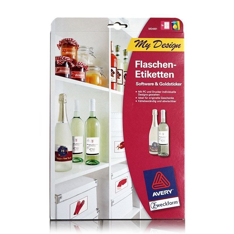 Étiquettes autocollantes, 20 feuilles, papier, blanc