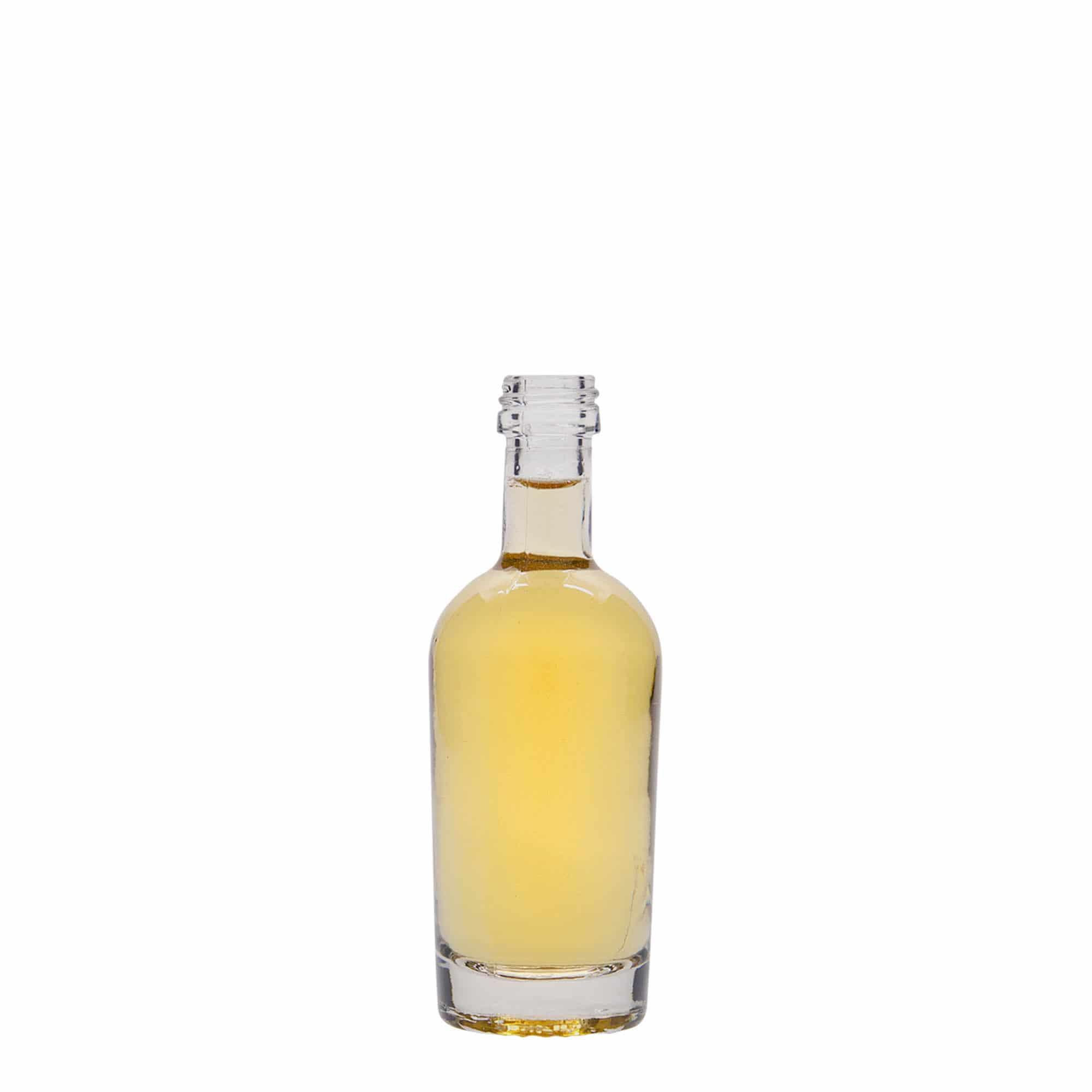 Flacon en verre 50 ml « Pepe », ouverture : PP 18