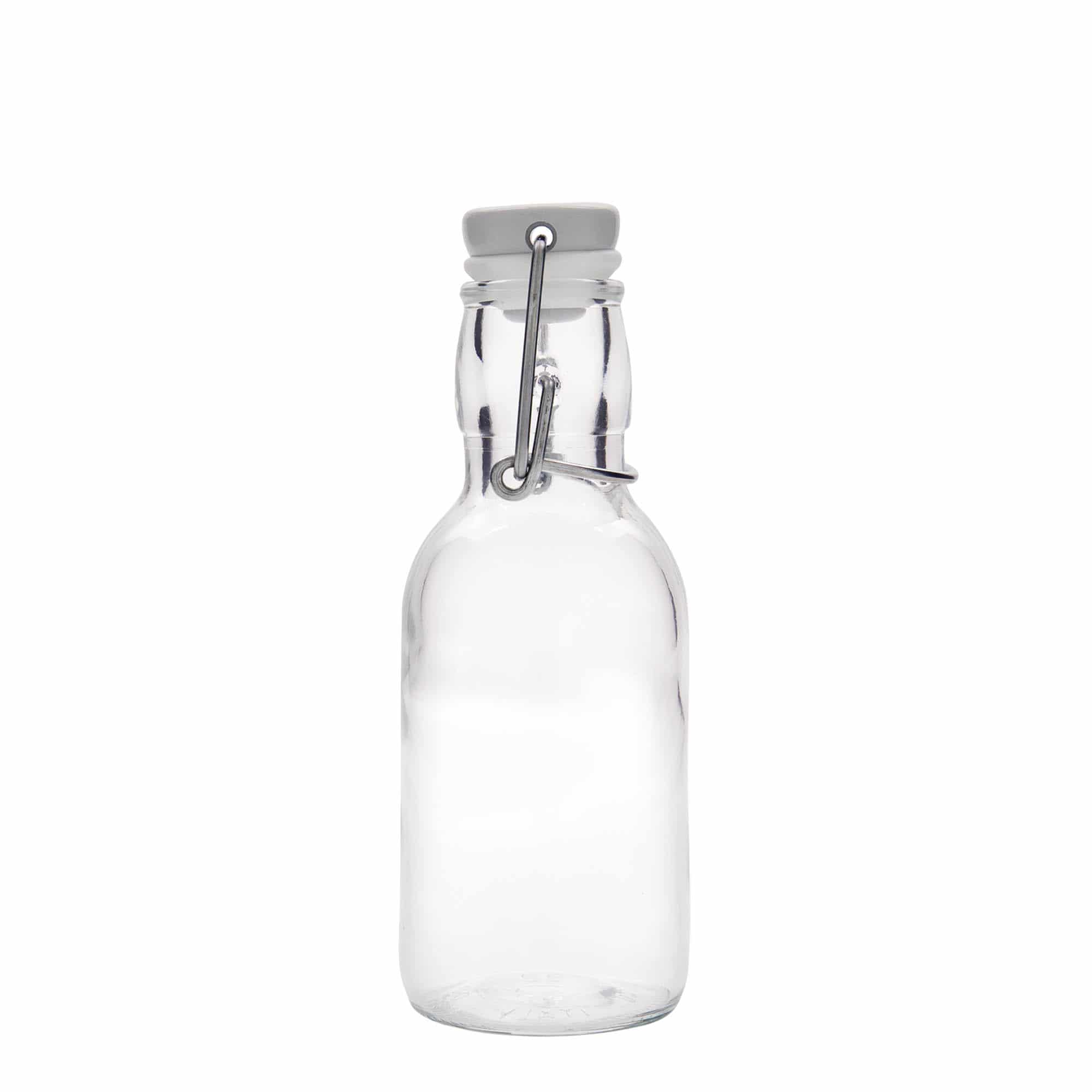 Bouteille en verre 250 ml 'Emilia', col : bouchon mécanique