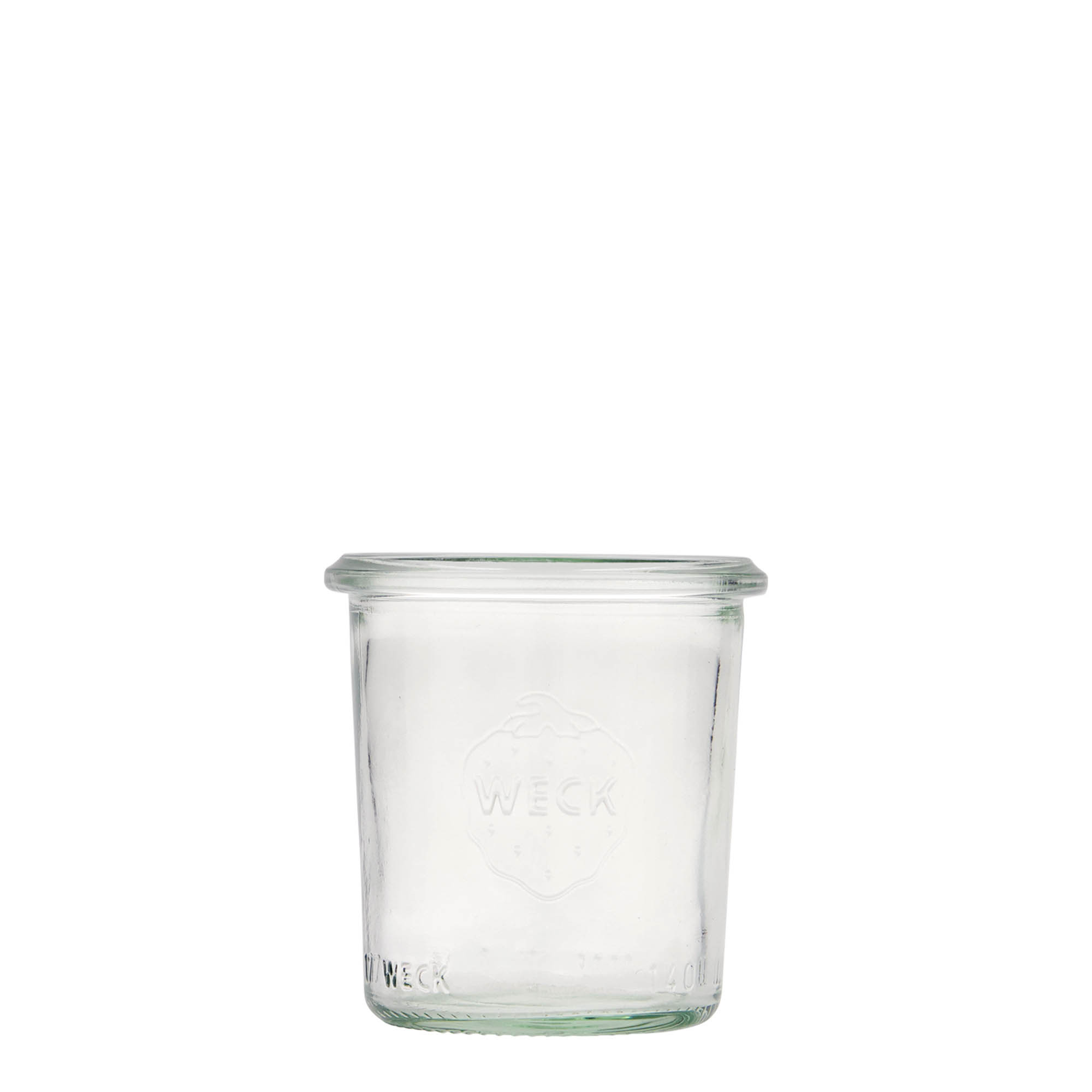 140 ml bocal WECK à renversement, ouverture : bord rond 140 ml bocal WECK à renversement, ouverture : bord rond