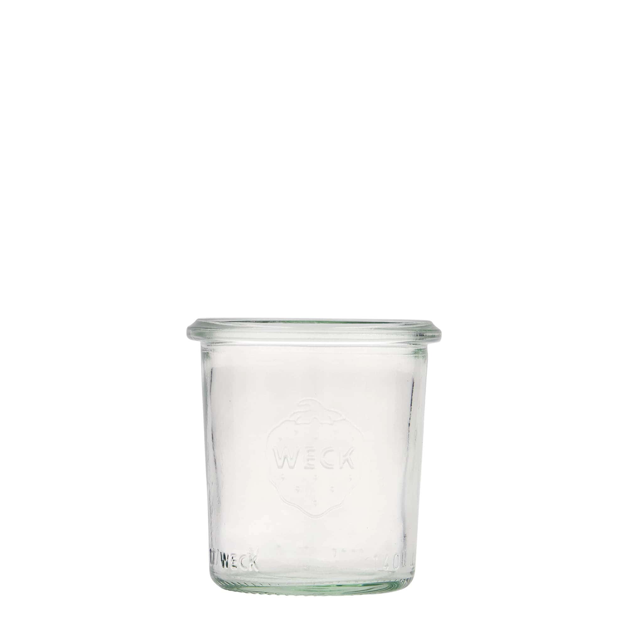 140 ml bocal WECK à renversement, ouverture : bord rond