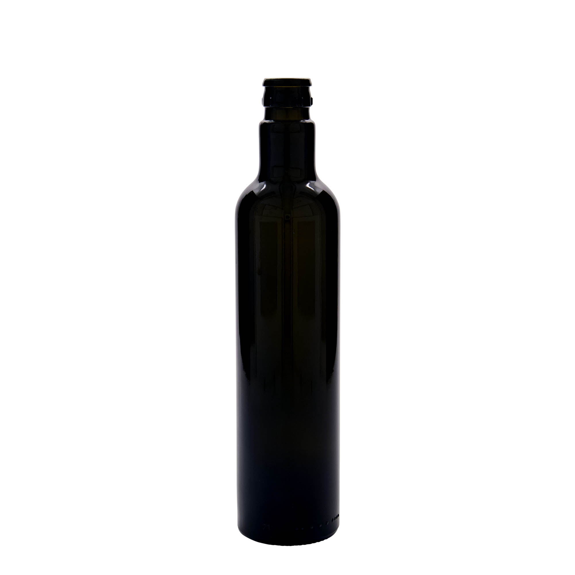 Flacon de vinaigre/huile 500 ml 'Willy New', verre, vert antique, embouchure : DOP Flacon de vinaigre/huile 500 ml 'Willy New', verre, vert antique, embouchure : DOP