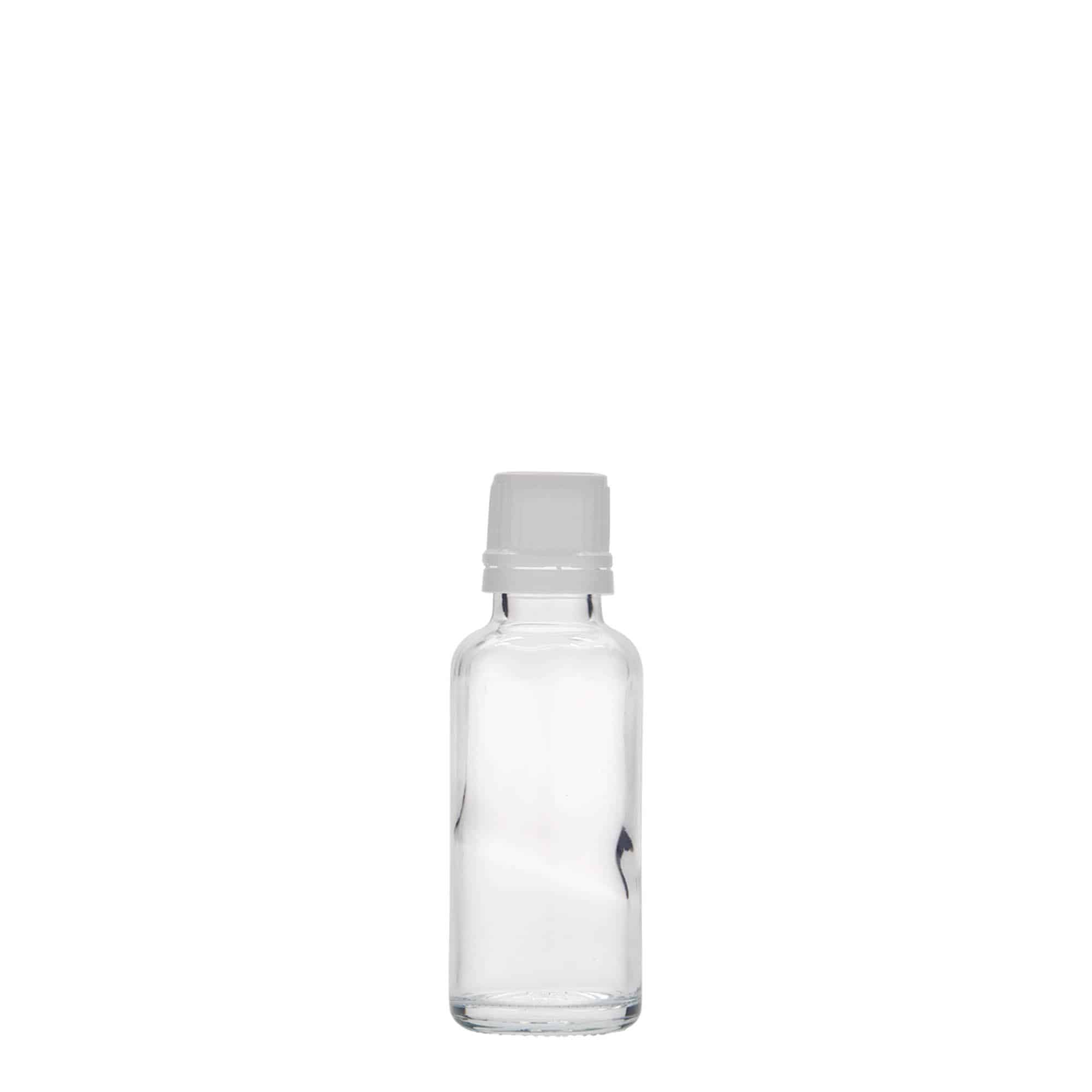 Flacon pharmaceutique 30 ml, verre, bouchage: DIN 18