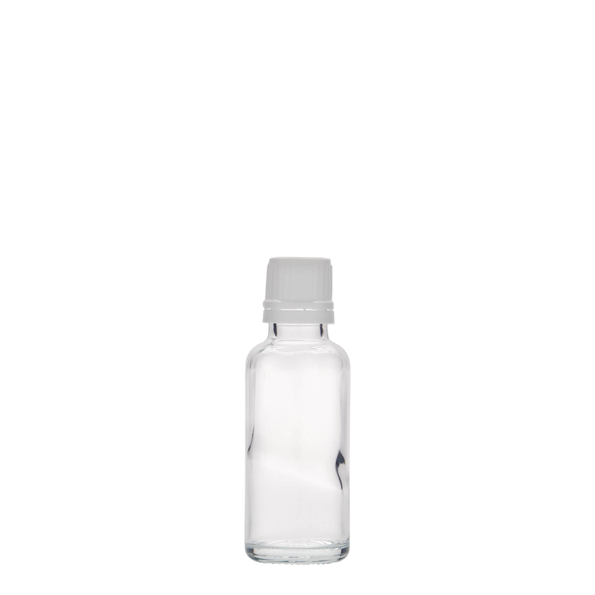 Flacon médical 30 ml, verre, ouverture : DIN 18
