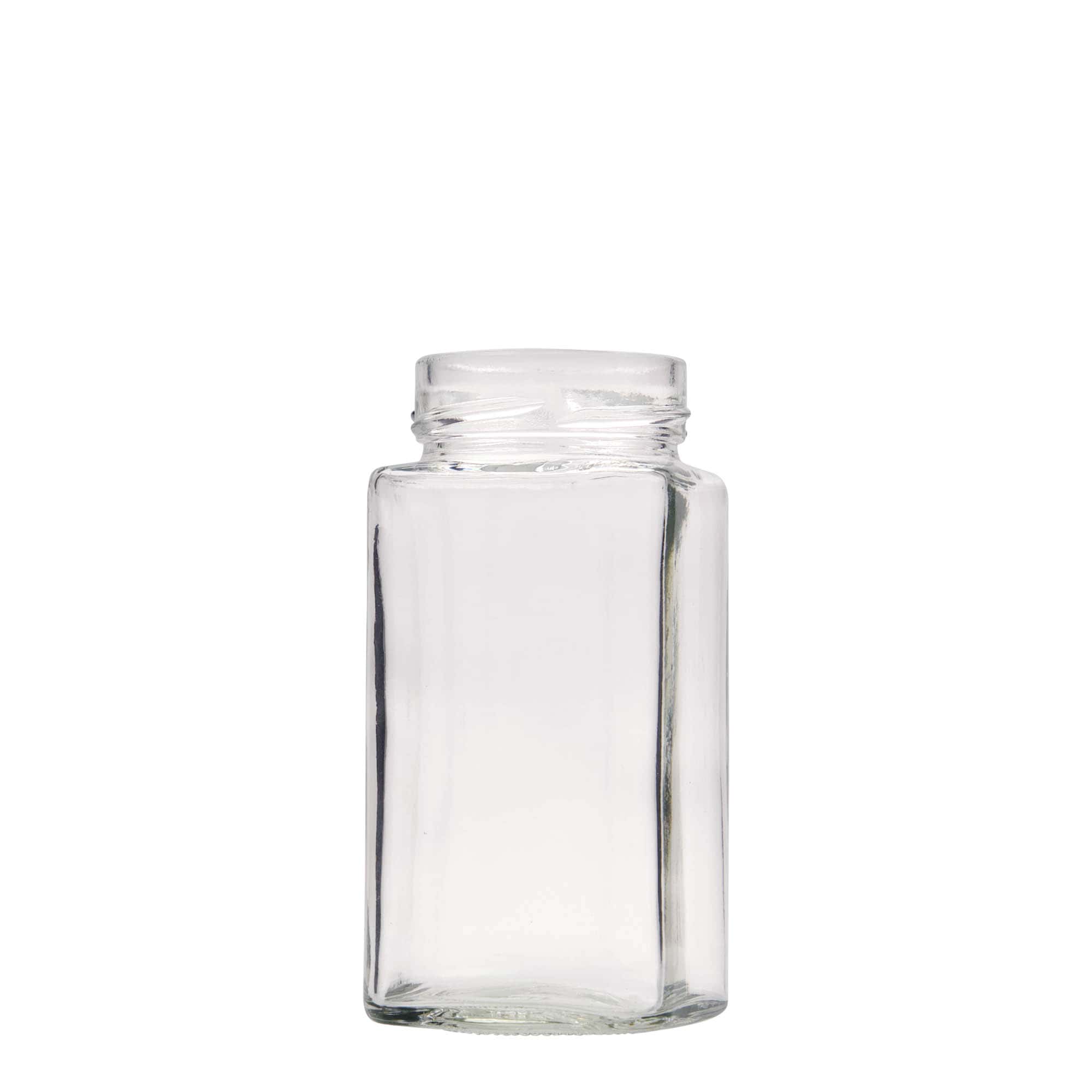 314 ml Verre carré 'Funny', ouverture : Deep-Twist-Off (DTO 58)