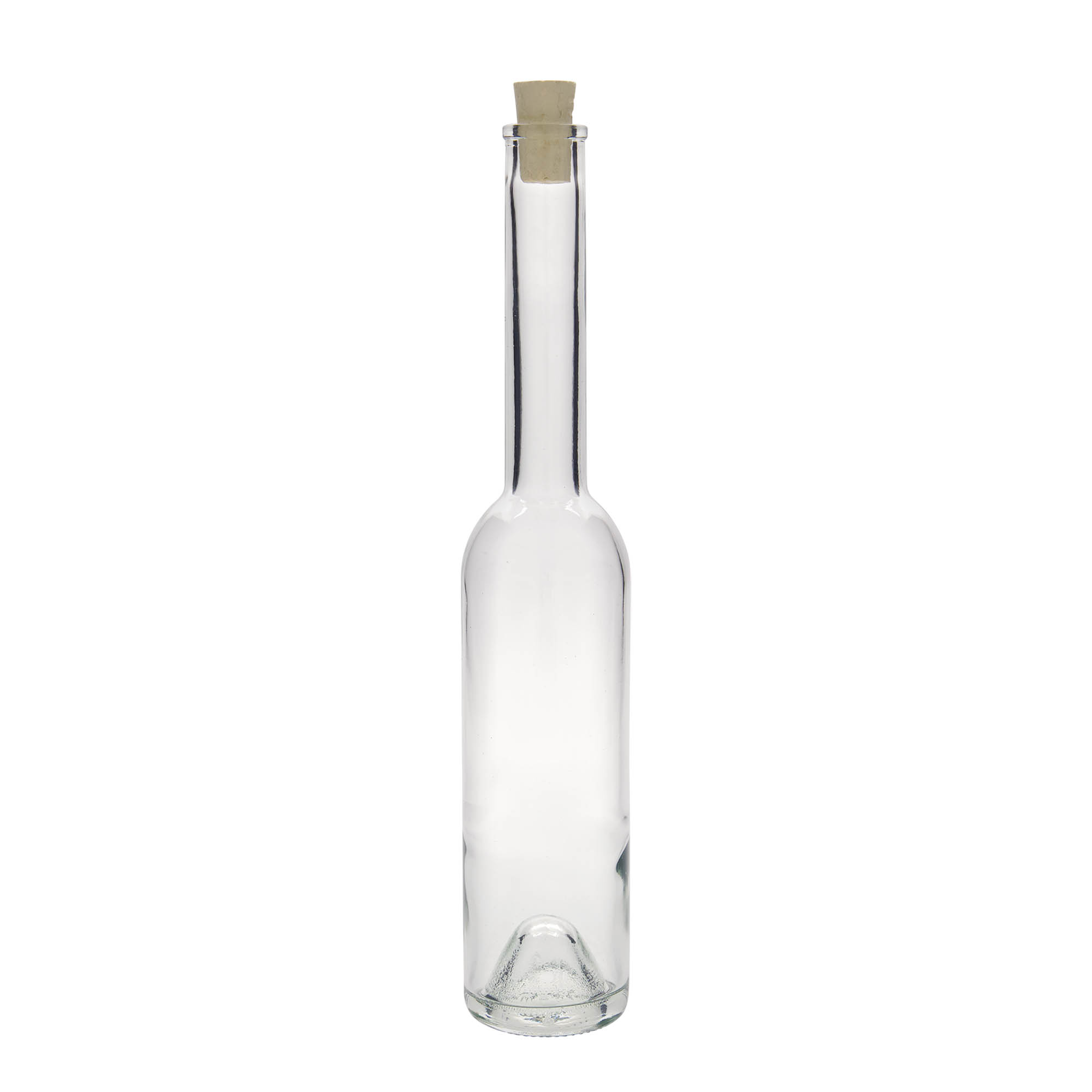 Bouteille en verre 350 ml 'Opera', ouverture : bouchon en liège Bouteille en verre 350 ml 'Opera', ouverture : bouchon en liège