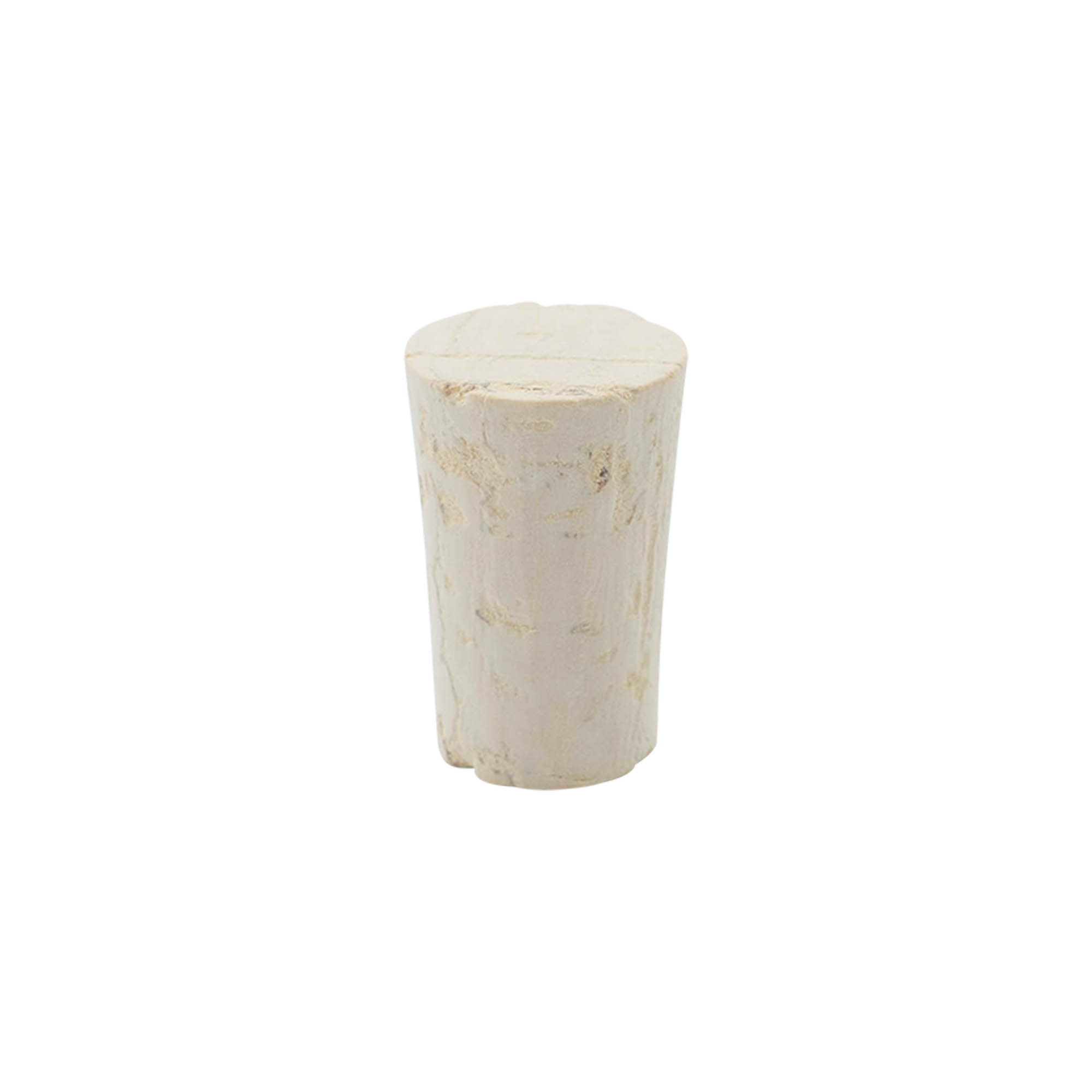 Bouchon conique 17-21 x 33, bouchon pressé, beige, pour ouverture : liège
