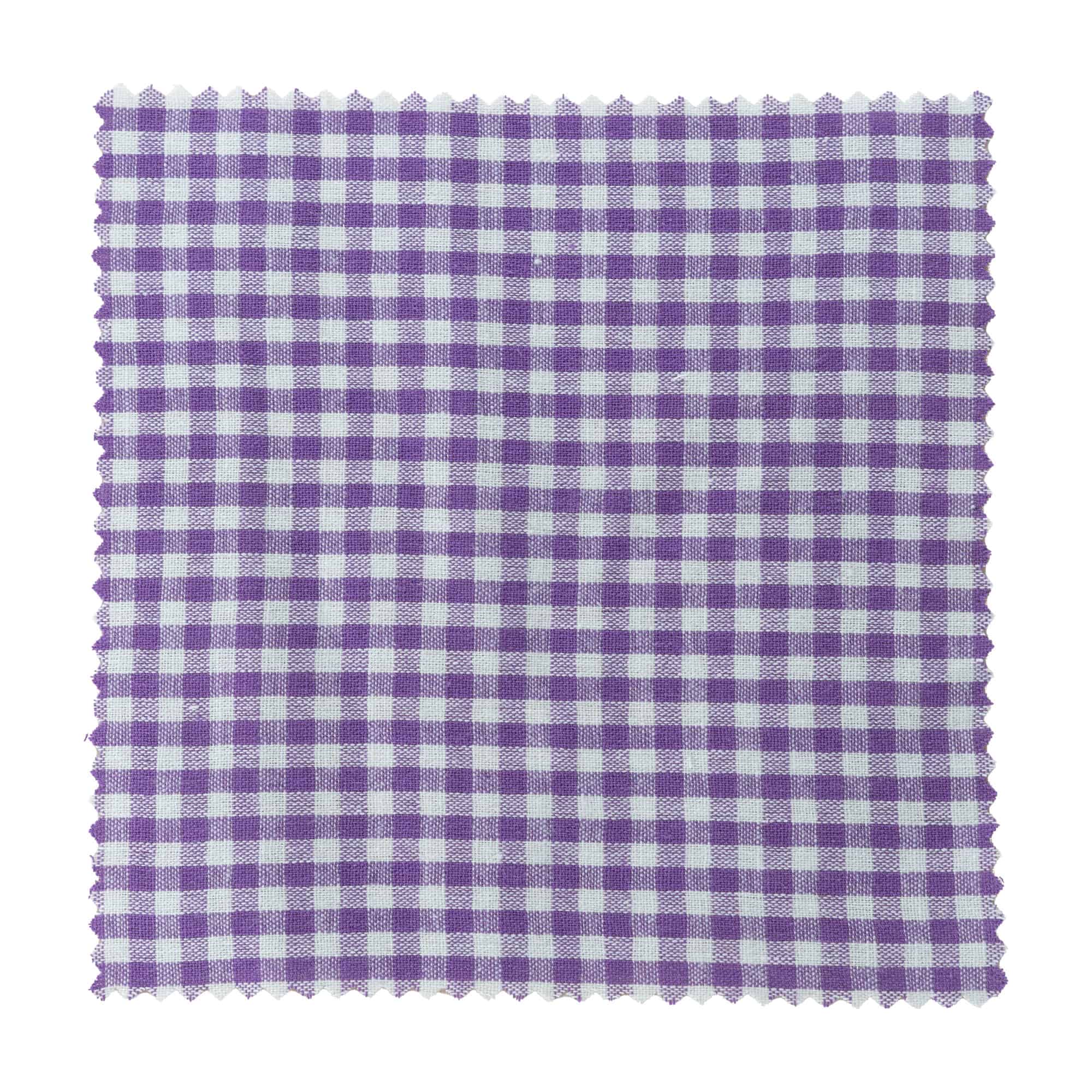 Napperon en tissu à carreaux 15x15, carré, textile, lilas, ouverture : TO58-TO82