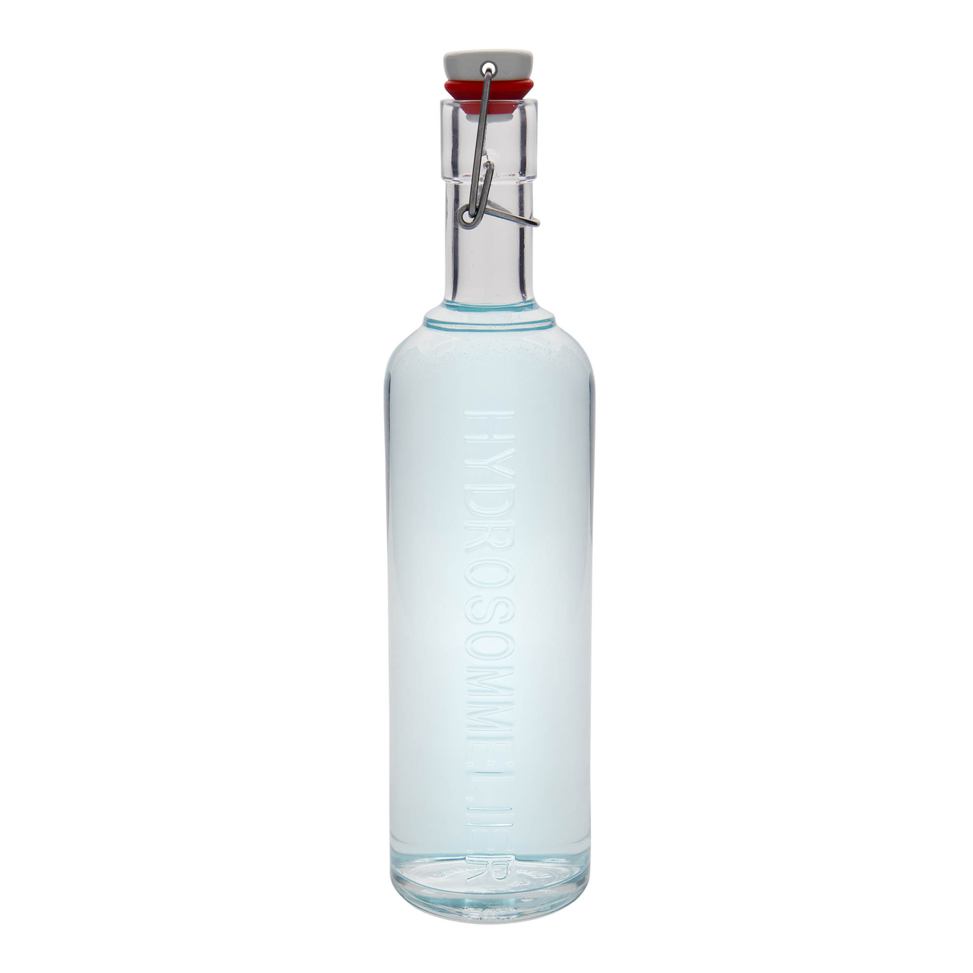 Bouteille en verre 1.000 ml 'Optima Hydrosommelier', ouverture : fermeture à levier