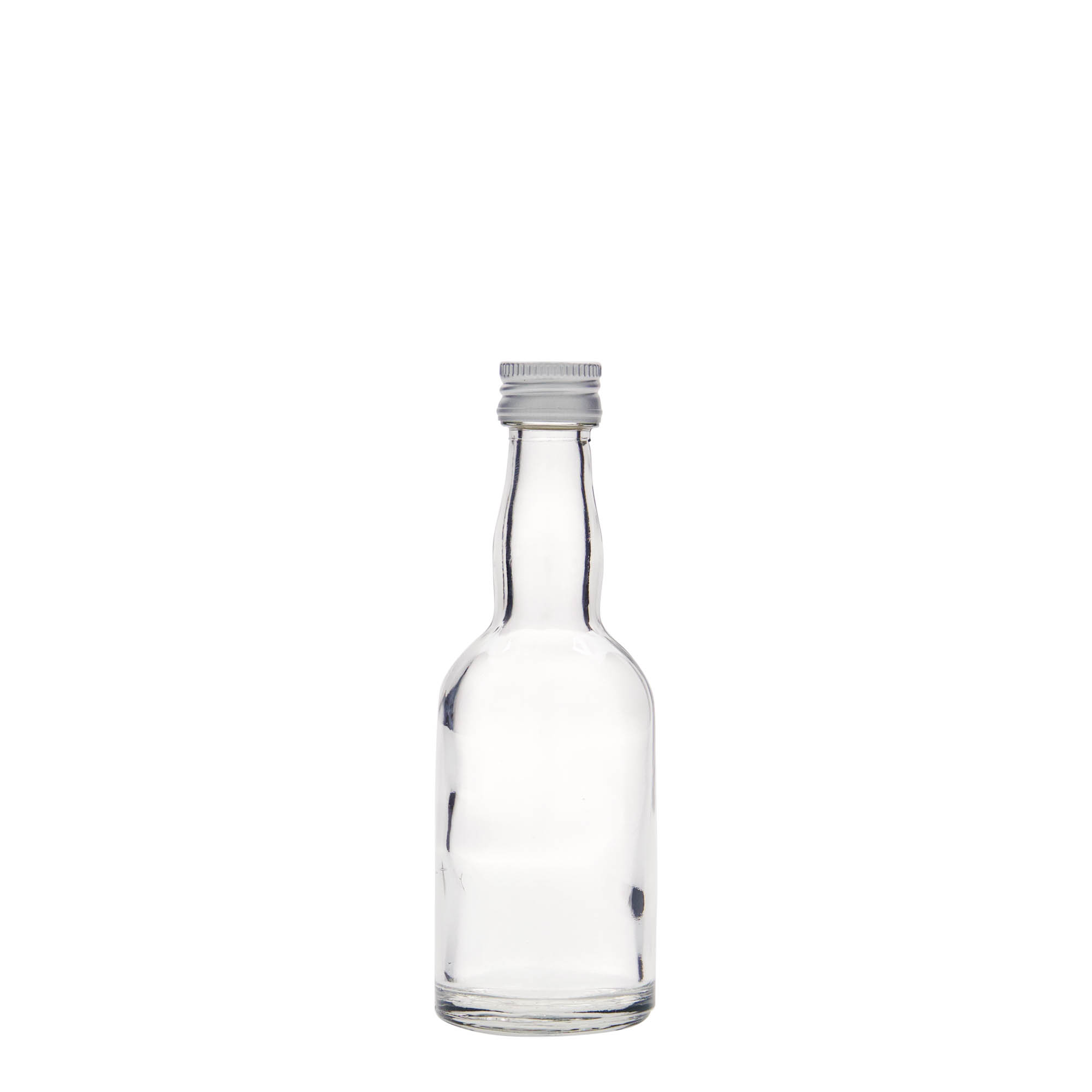 Flacon en verre 50 ml 'Proba', ouverture : PP 18 Flacon en verre 50 ml 'Proba', ouverture : PP 18