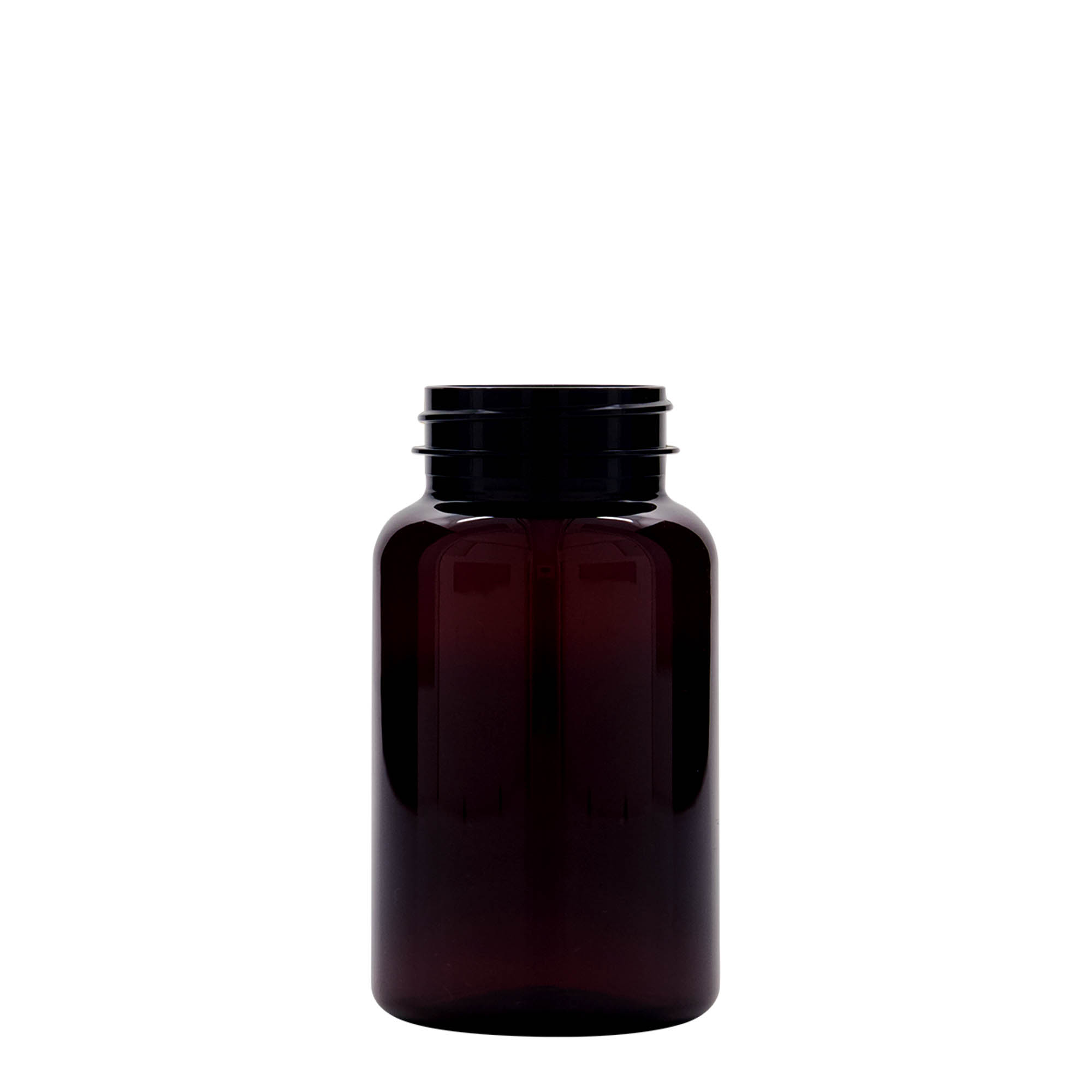 200 ml emballage PET, plastique, brun, ouverture : 45/400