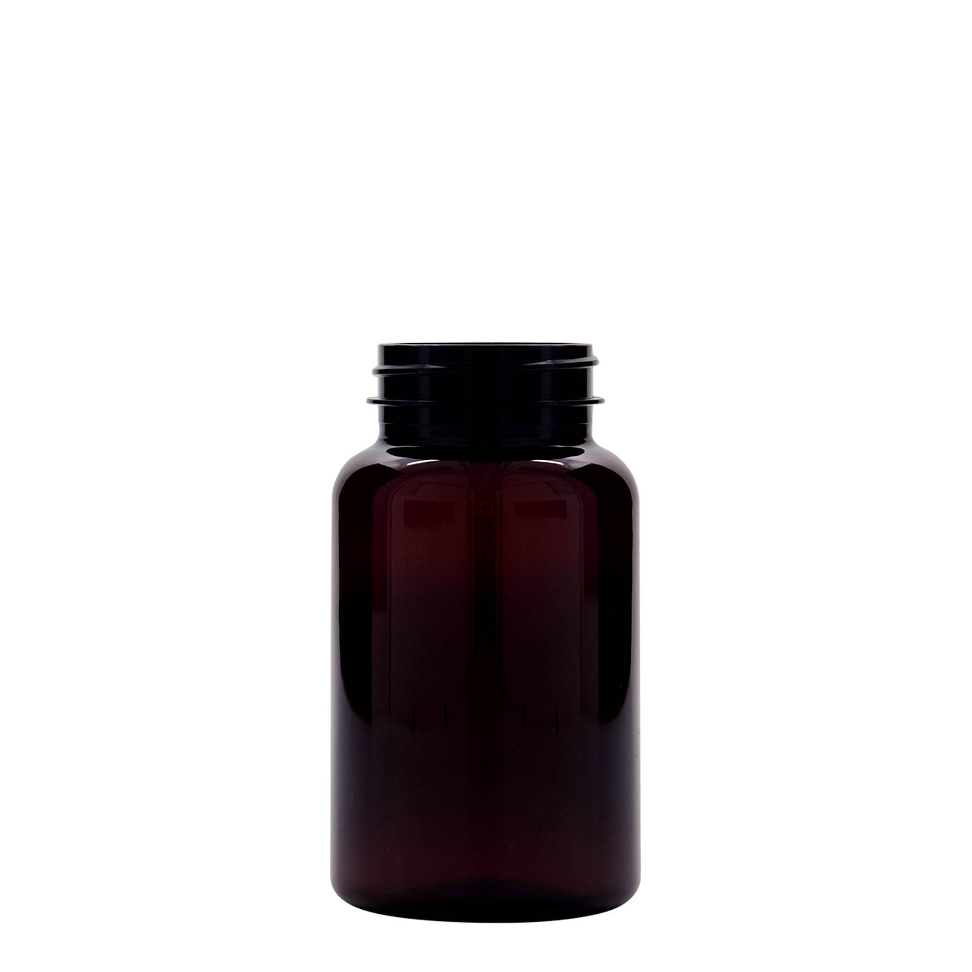 200 ml emballage PET, plastique, brun, ouverture : 45/400