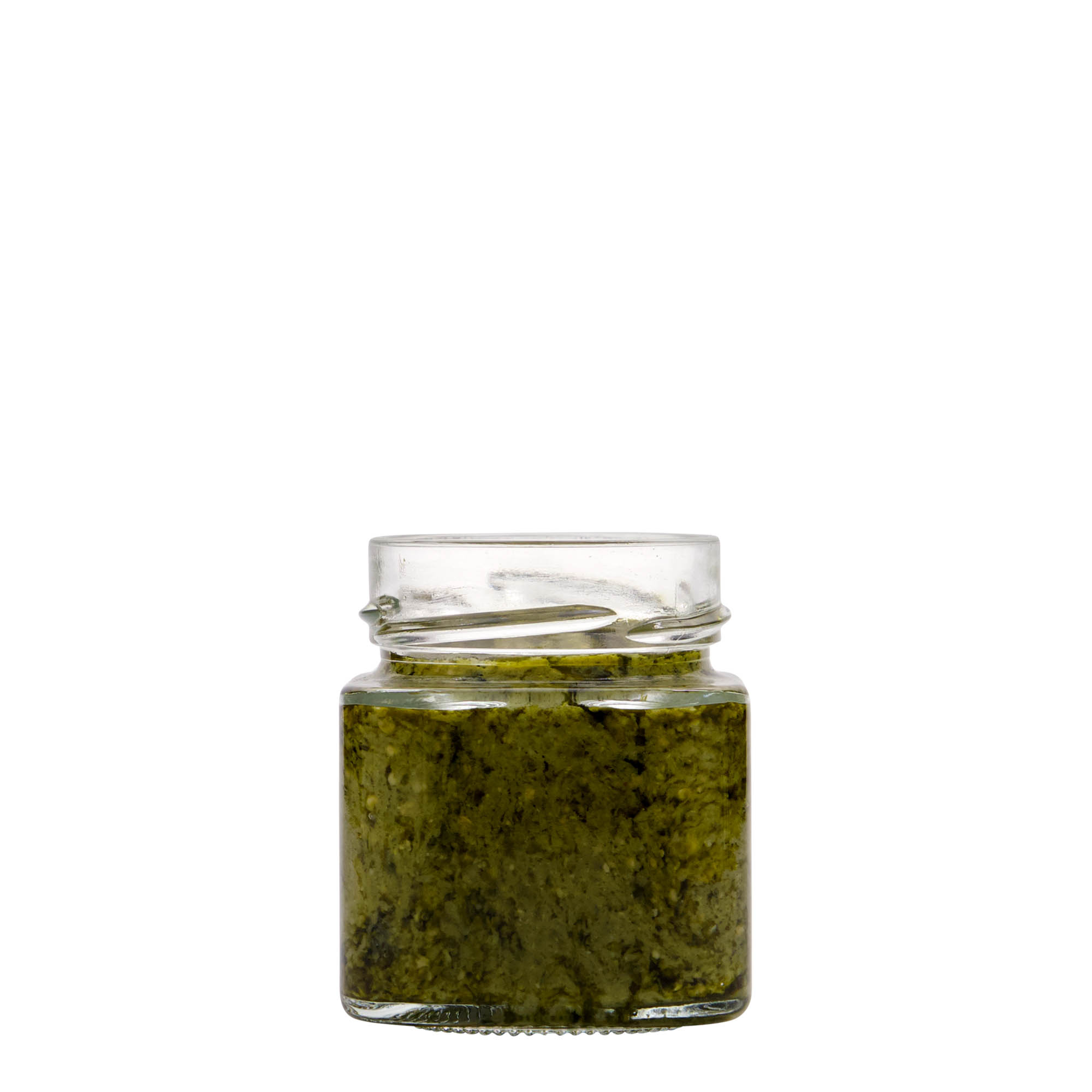 156 ml pot carré 'Funny', ouverture : Deep-Twist-Off (DTO 58) 156 ml pot carré 'Funny', ouverture : Deep-Twist-Off (DTO 58)