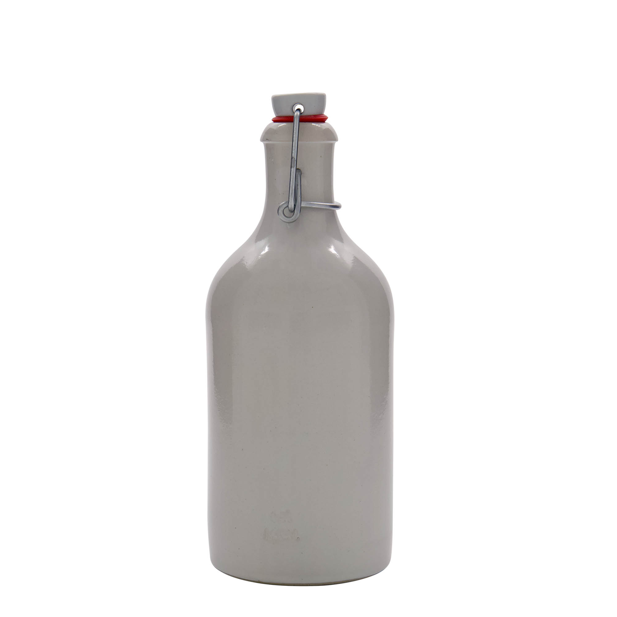 Cruche en grès blanc de 500 ml, ouverture : fermeture à levier Cruche en grès blanc de 500 ml, ouverture : fermeture à levier