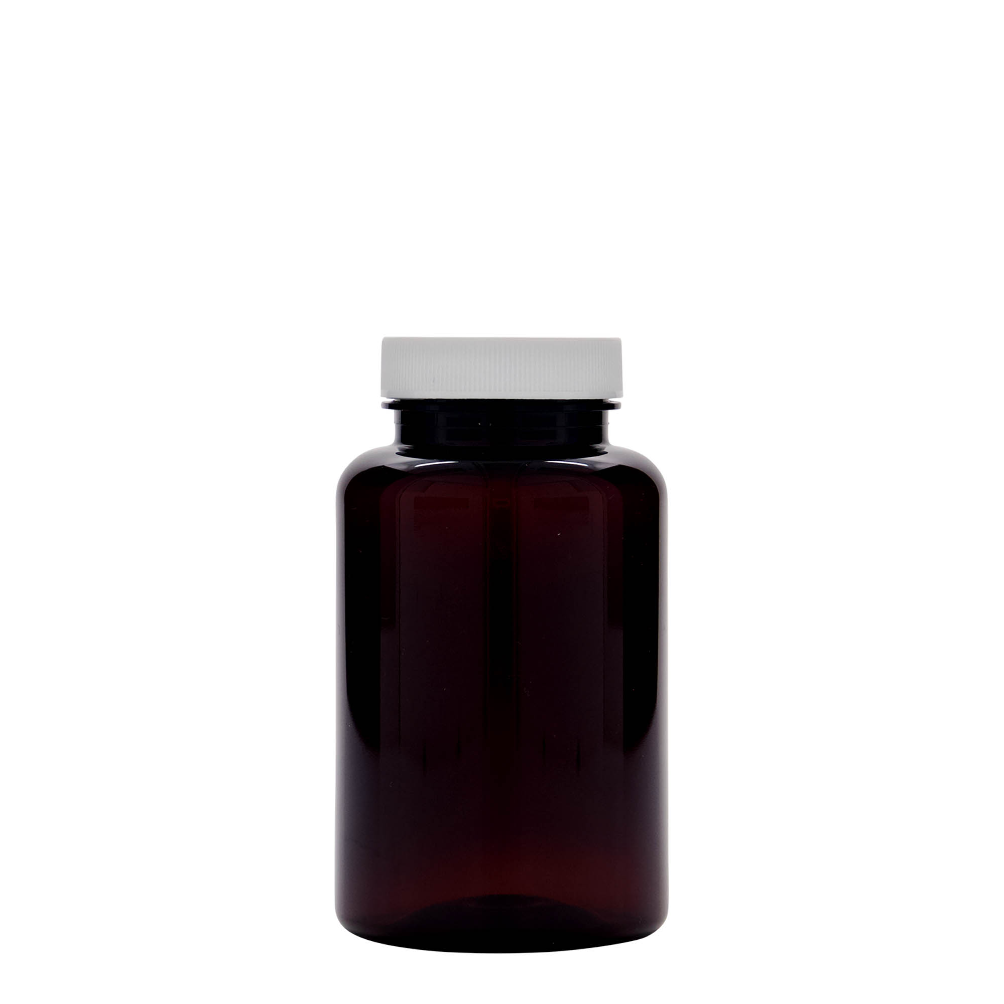 250 ml emballage PET, plastique, brun, ouverture : 45/400