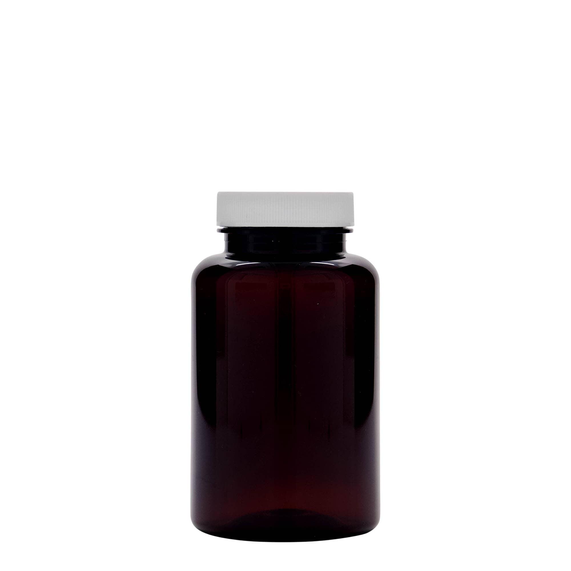 250 ml emballage PET, plastique, brun, ouverture : 45/400