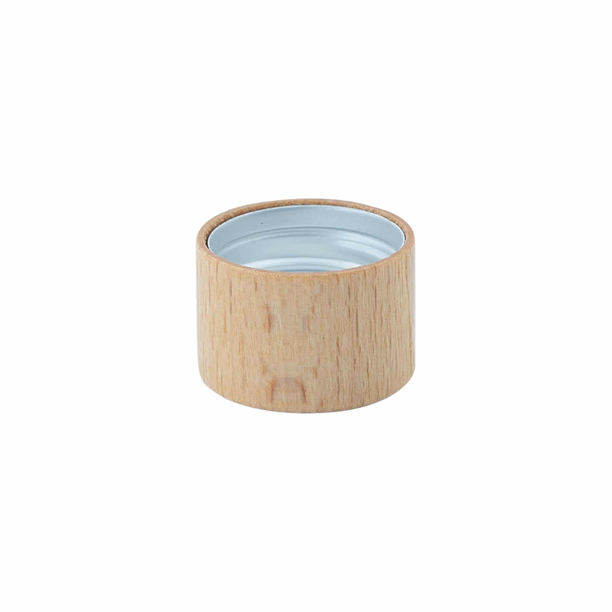 Bouchon à vis, métal-bois, couleur bois, pour embouchure : PP 28