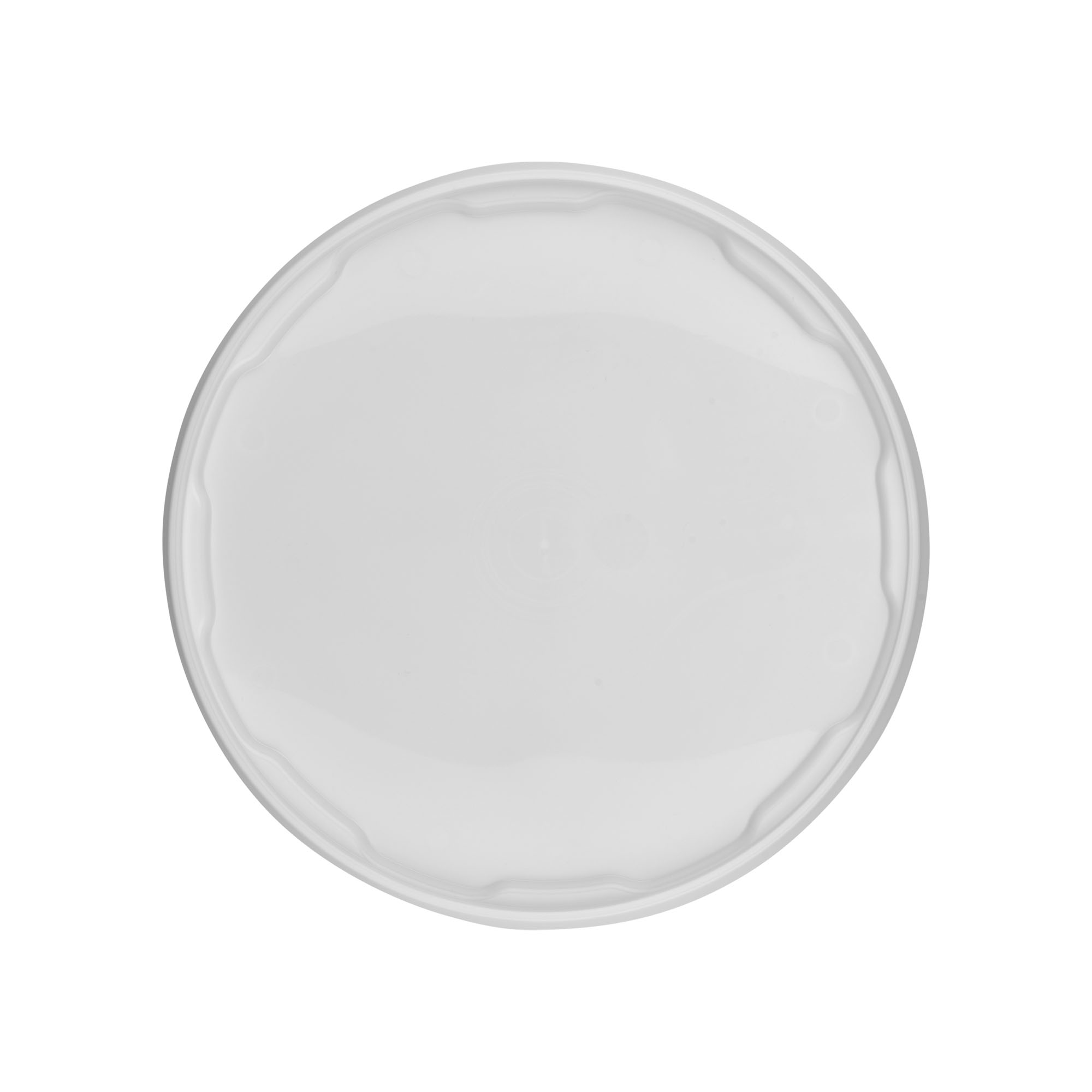 Couvercle pour seau de 10 l, plastique PP, blanc