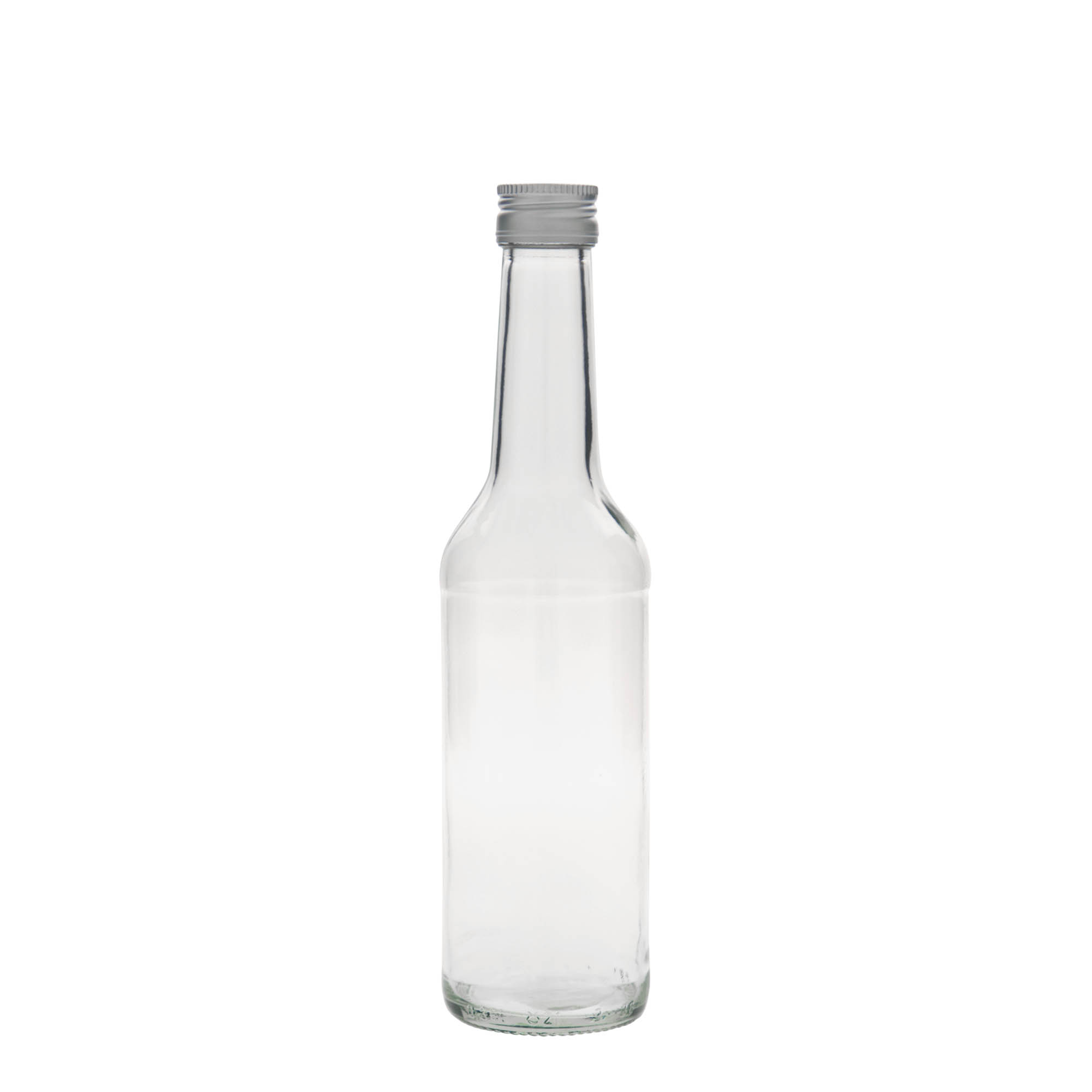 Bouteille en verre 350 ml à col droit, ouverture : PP 28 Bouteille en verre 350 ml à col droit, ouverture : PP 28