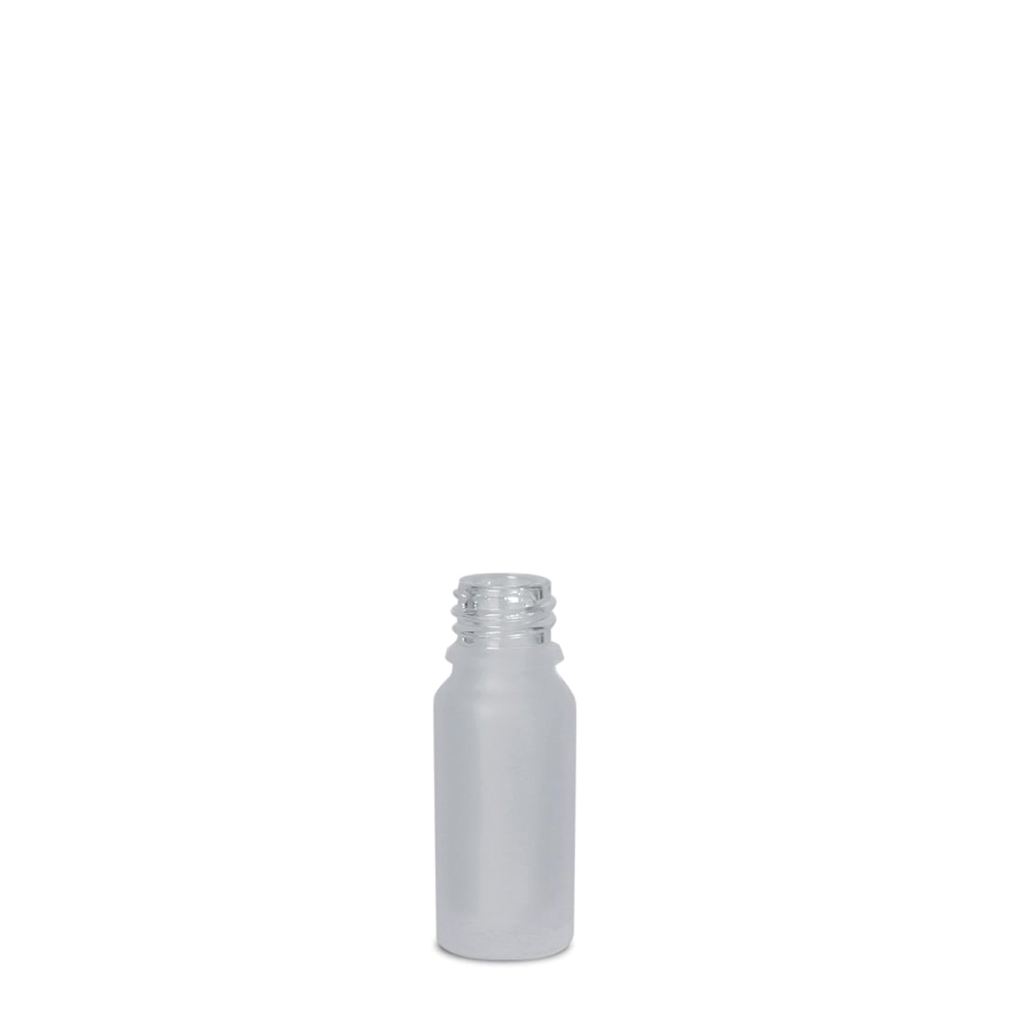 Flacon médical 10 ml, verre, givré, ouverture : DIN 18 Flacon médical 10 ml, verre, givré, ouverture : DIN 18
