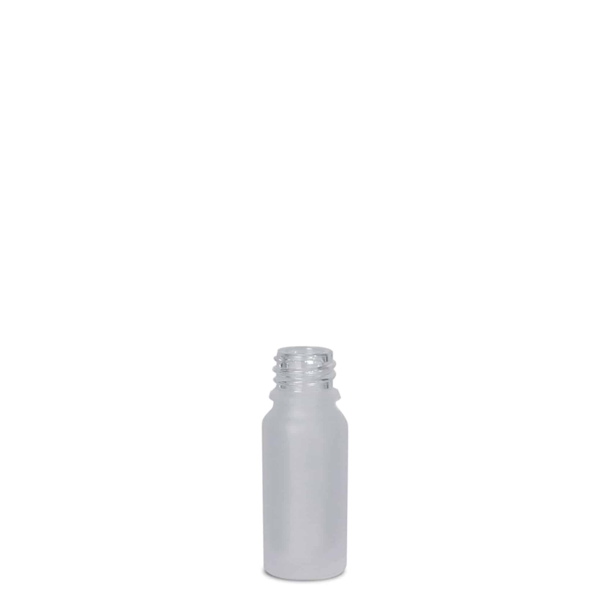 Flacon médical 10 ml, verre, givré, ouverture : DIN 18