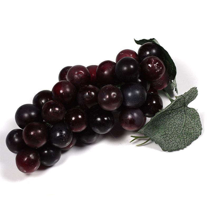 Raisins en plastique, noirs Raisins en plastique, noirs