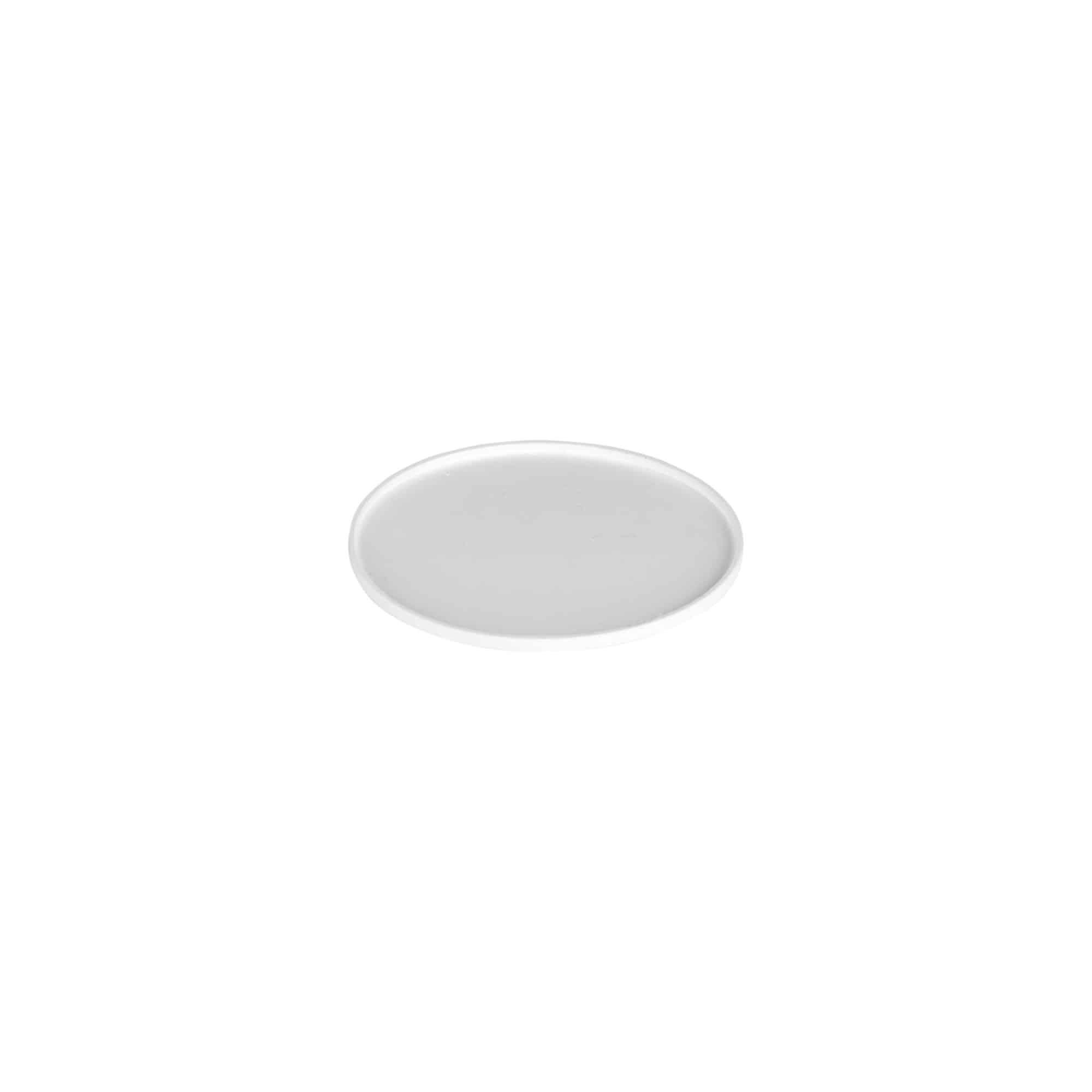 Couvertures pour 100 ml 'Bianca', plastique PP, blanc