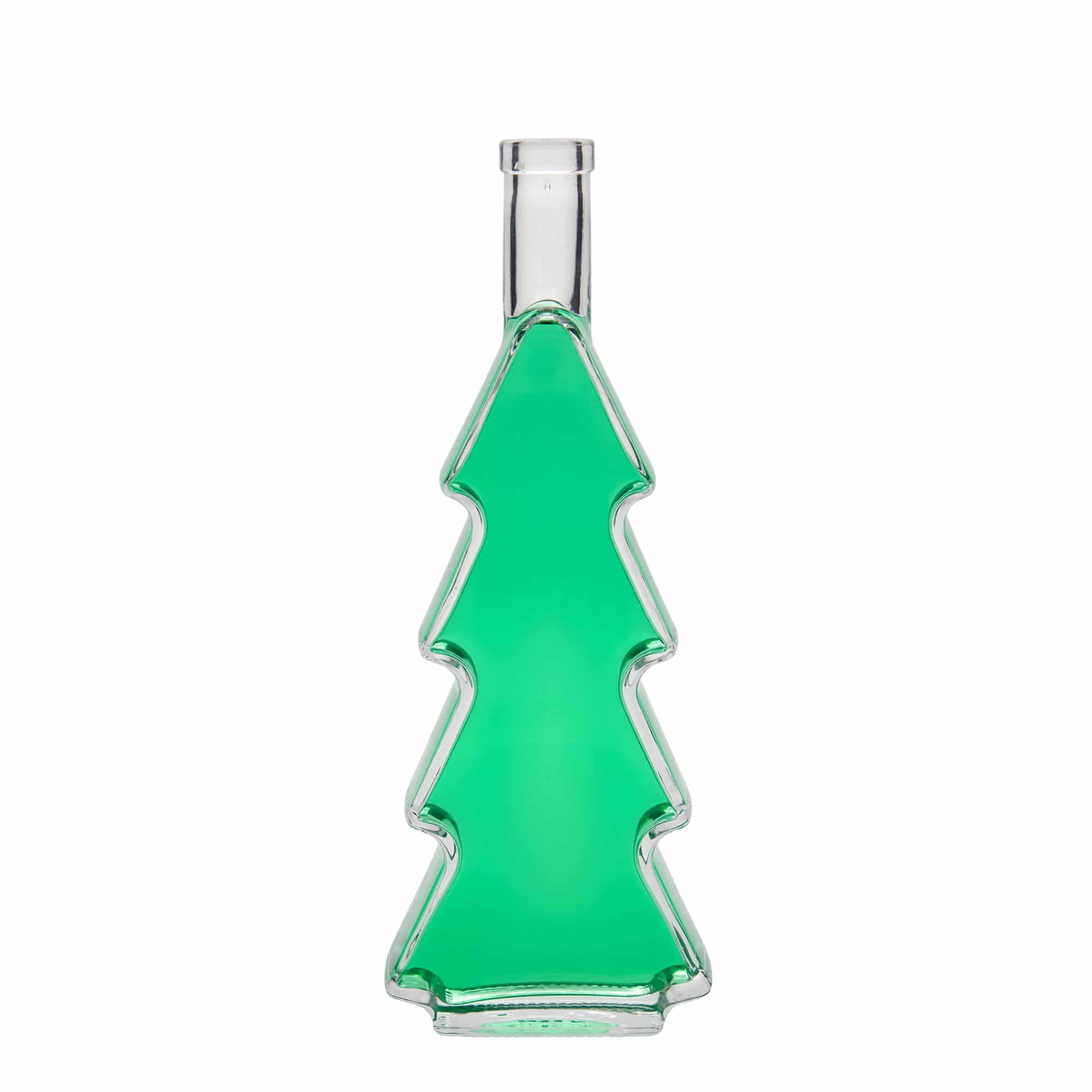 Bouteille en verre de 500 ml « Sapin », ouverture : bouchon en liège Bouteille en verre de 500 ml « Sapin », ouverture : bouchon en liège