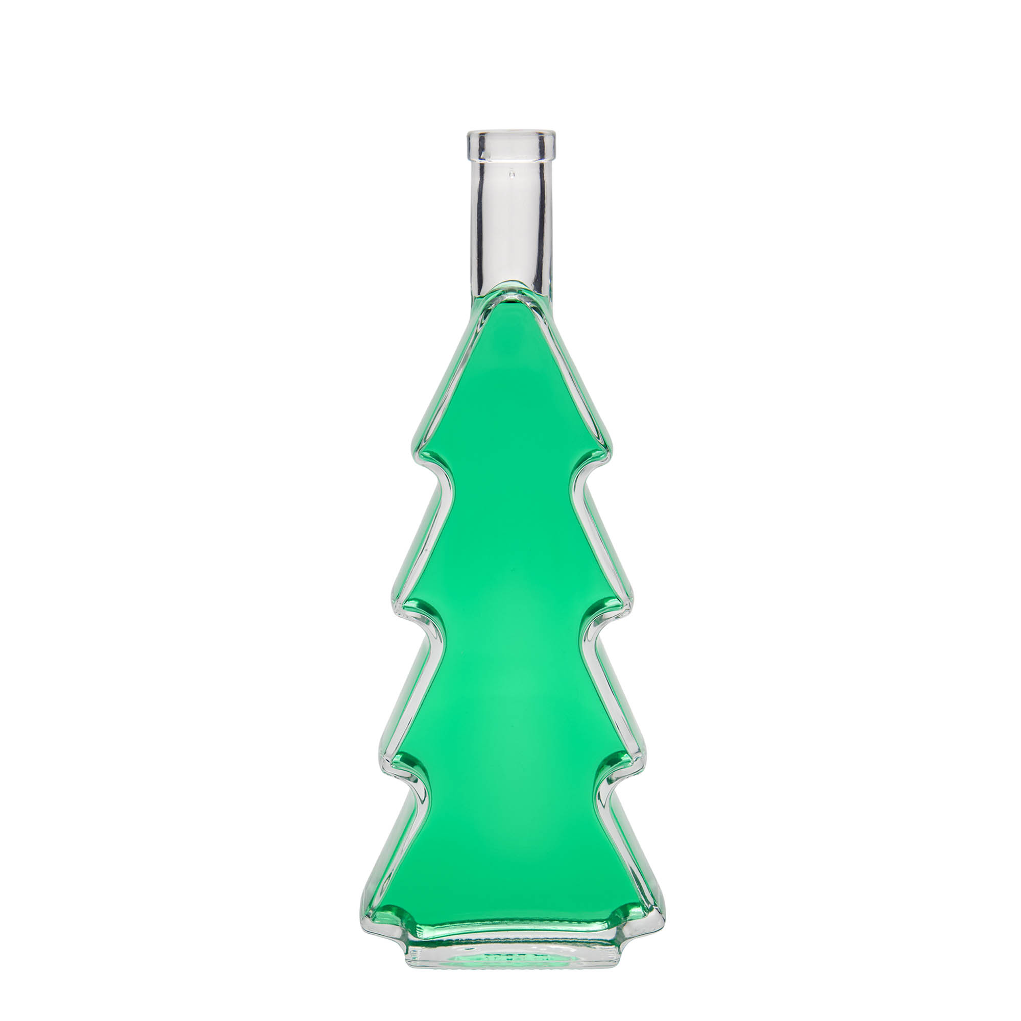 Bouteille en verre de 500 ml « Sapin », ouverture : bouchon en liège