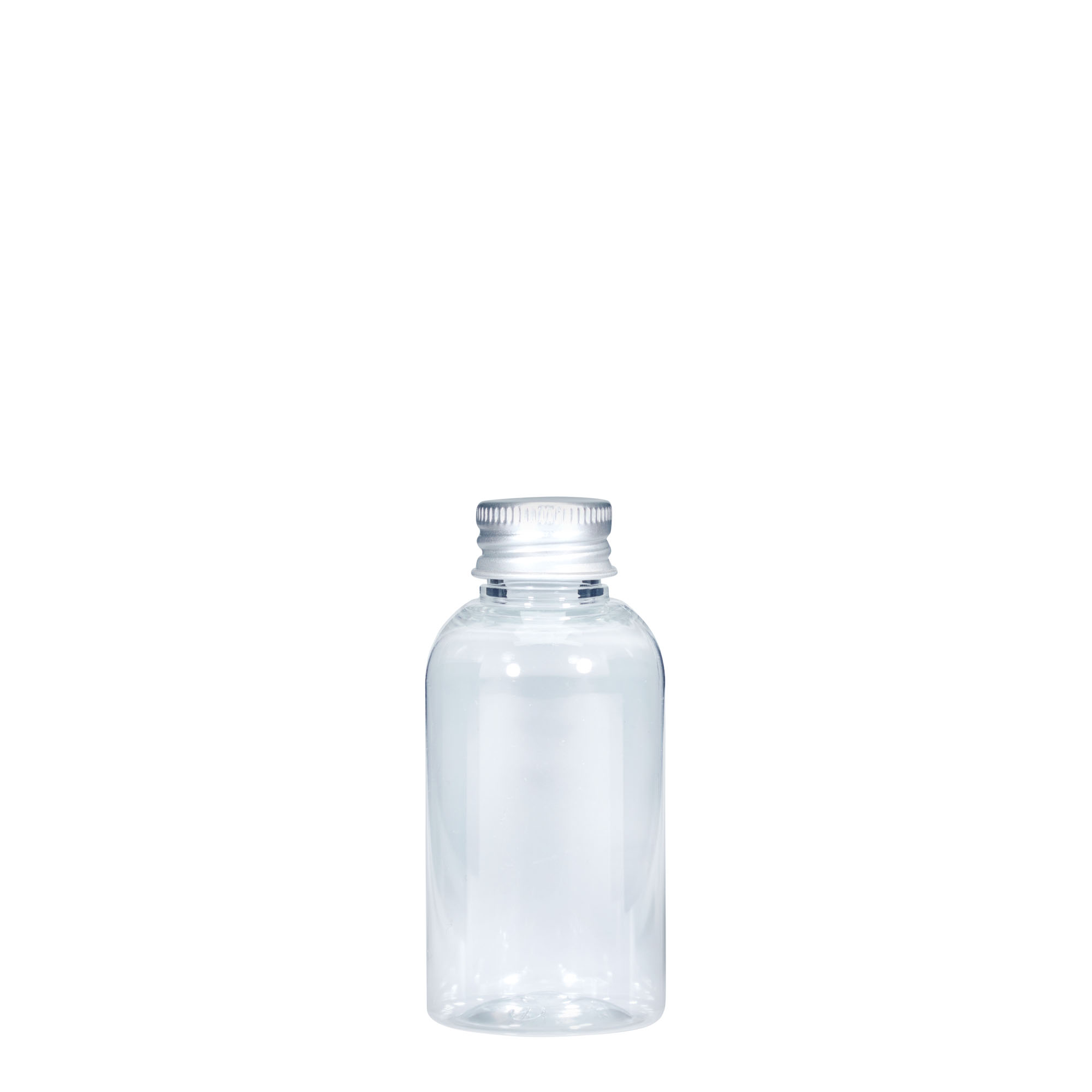 Flacon PET 50 ml « Boston », plastique, ouverture : 20/410