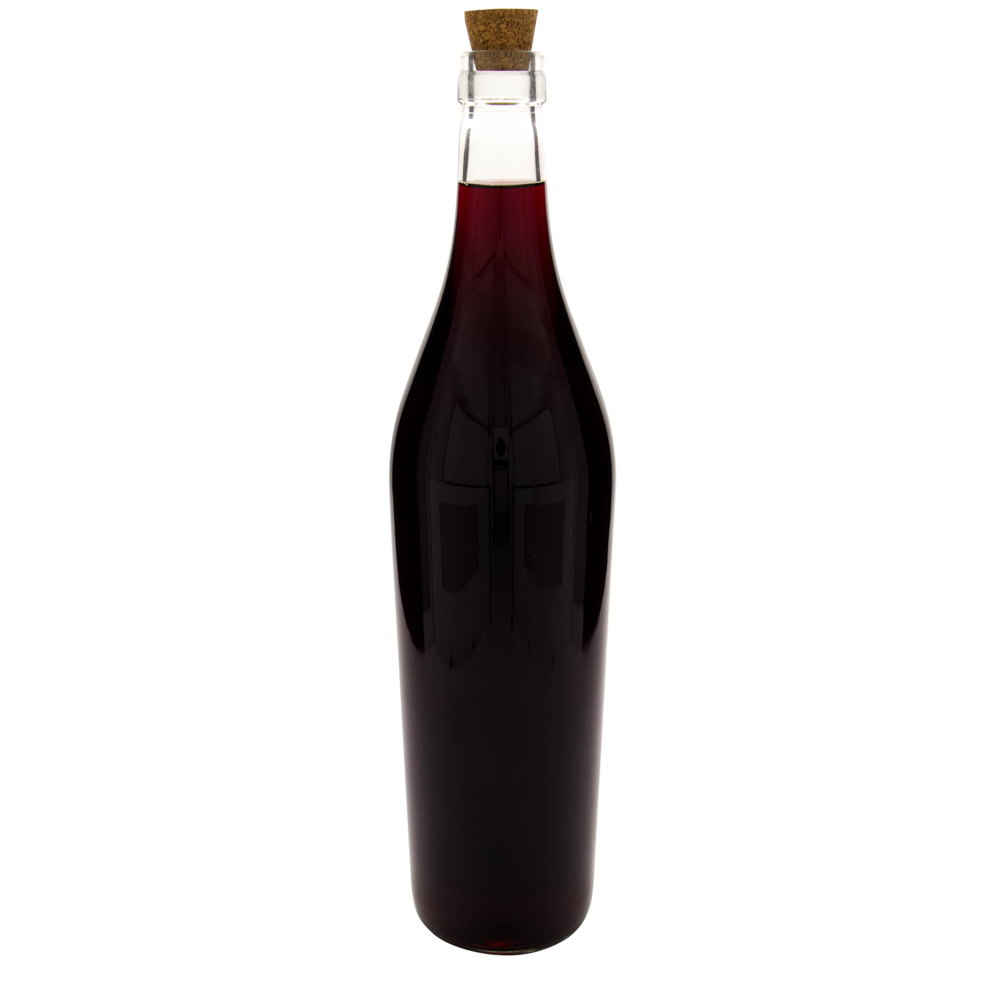 Bouteille en verre 3 000 ml 'Big Joe', ouverture : bouchon en liège