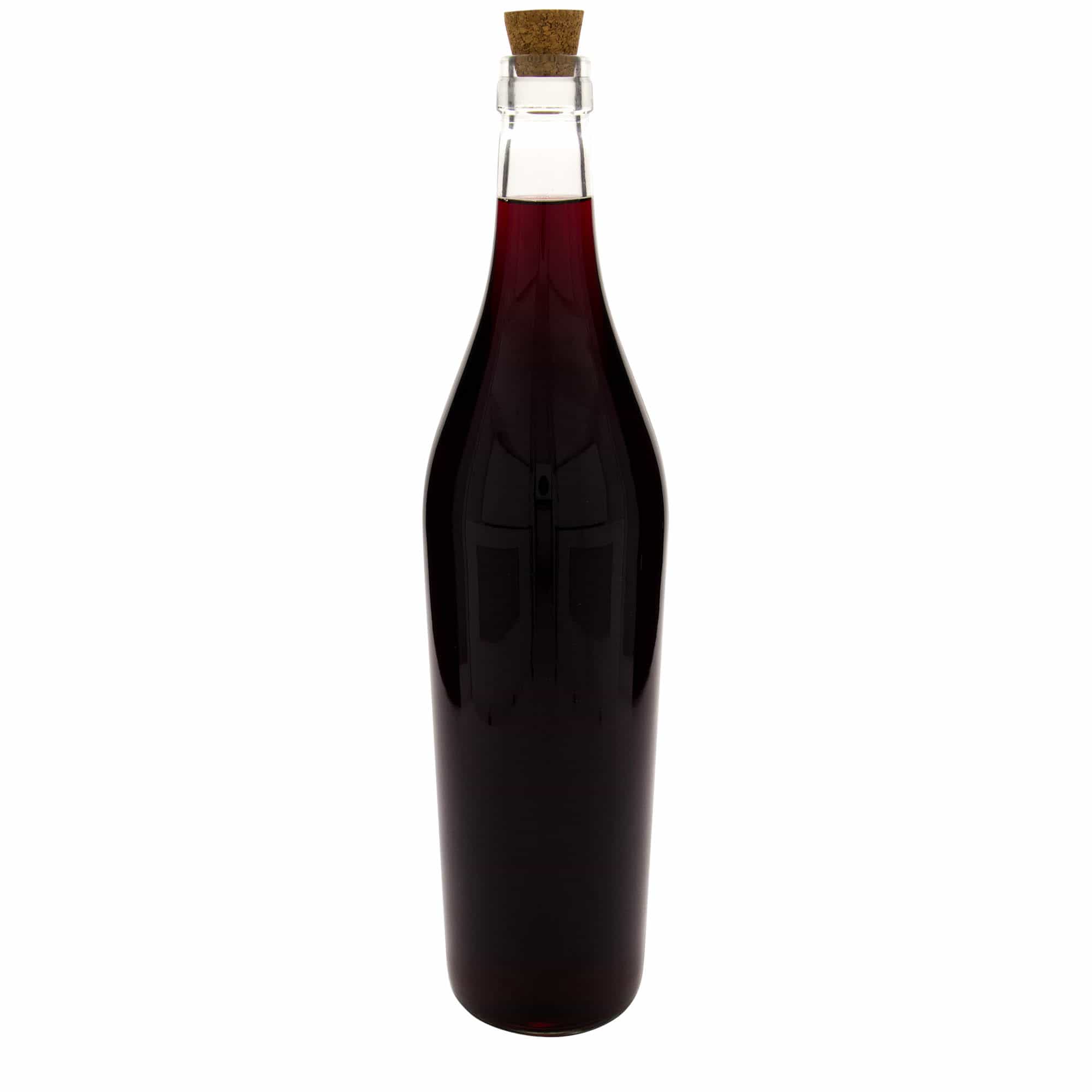 Bouteille en verre 3 000 ml 'Big Joe', ouverture : bouchon en liège