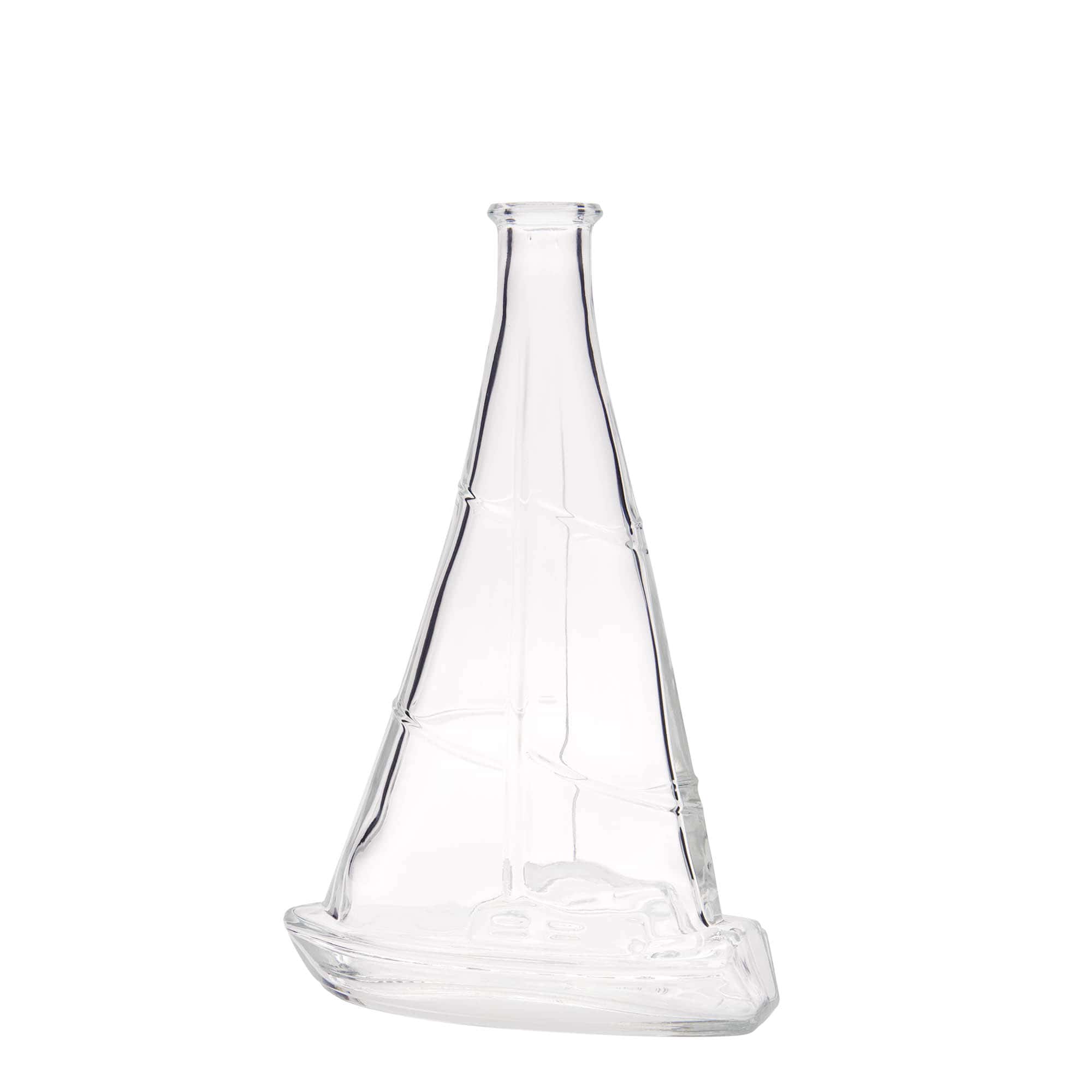 Bouteille en verre 350 ml « Voilier », ouverture : bouchon en liège