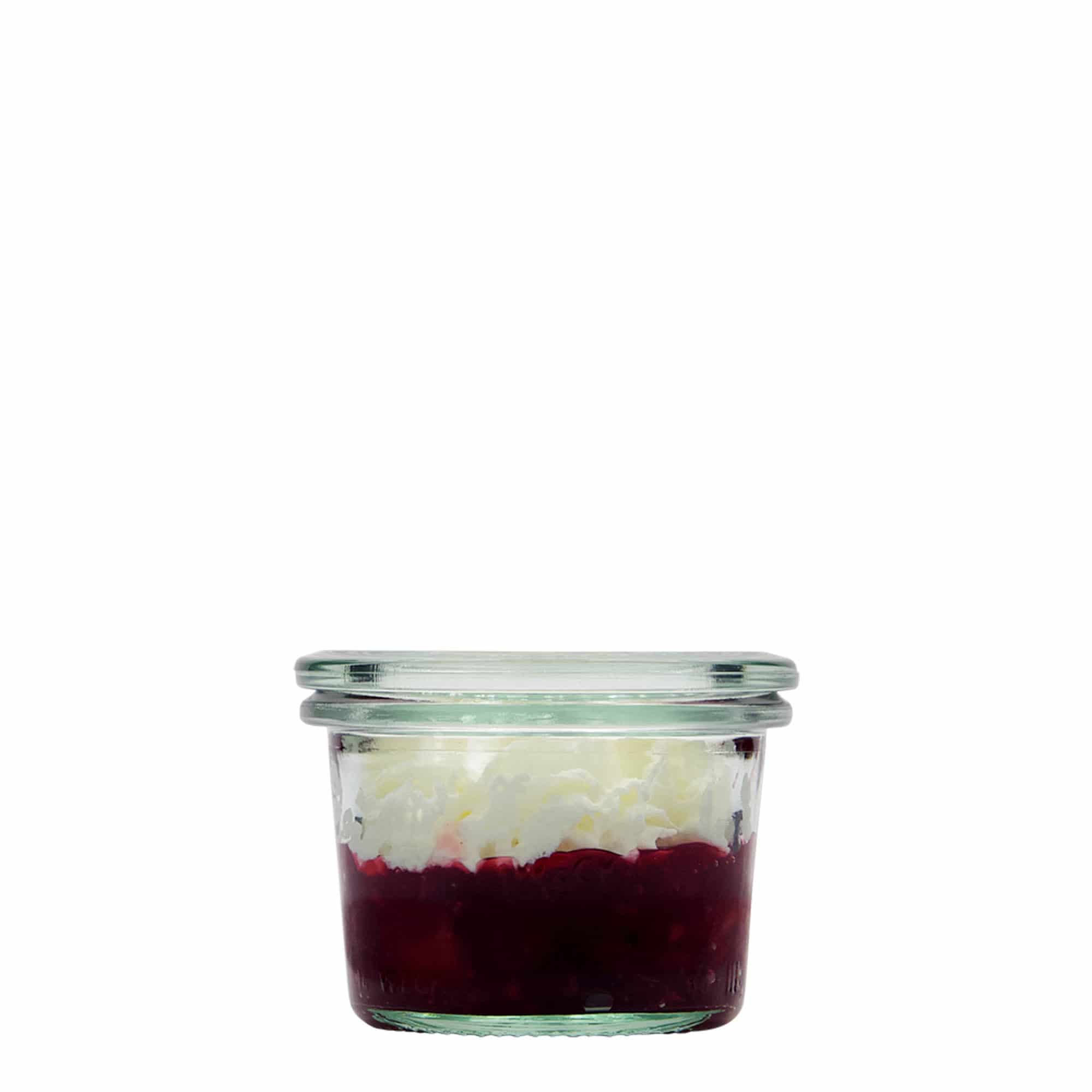 80 ml bocal WECK à renversement, ouverture : bord rond