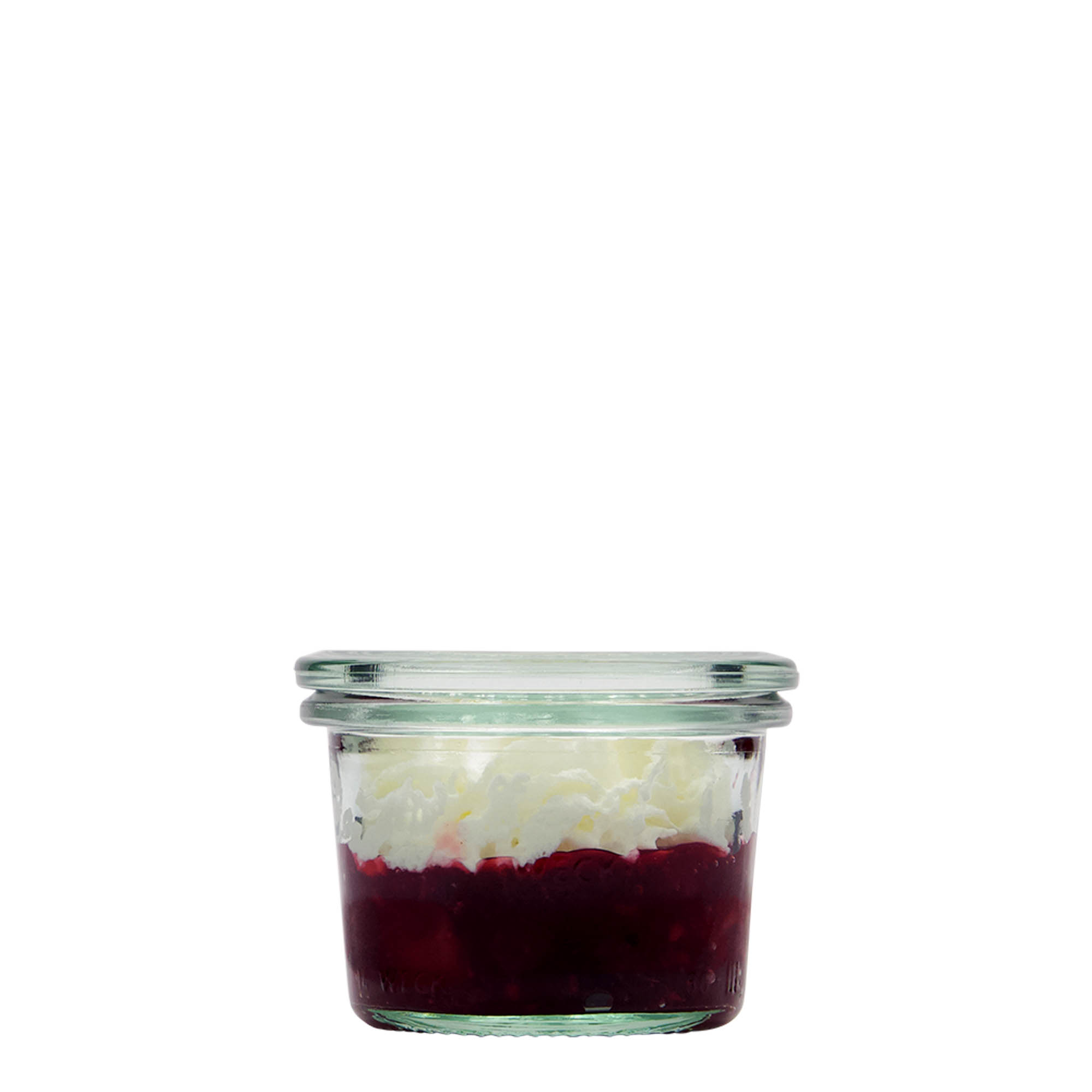 80 ml bocal WECK à renversement, ouverture : bord rond