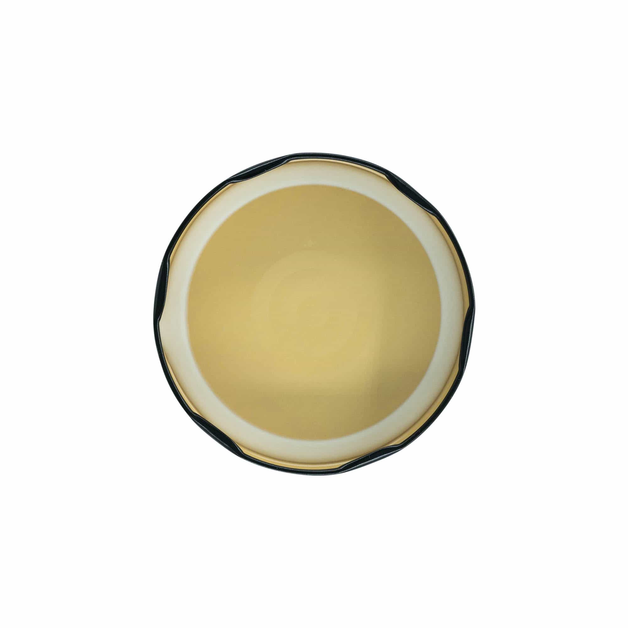 Bouchon Deep-Twist-Off, fer blanc, noir, pour bouchage: Deep-TO 82