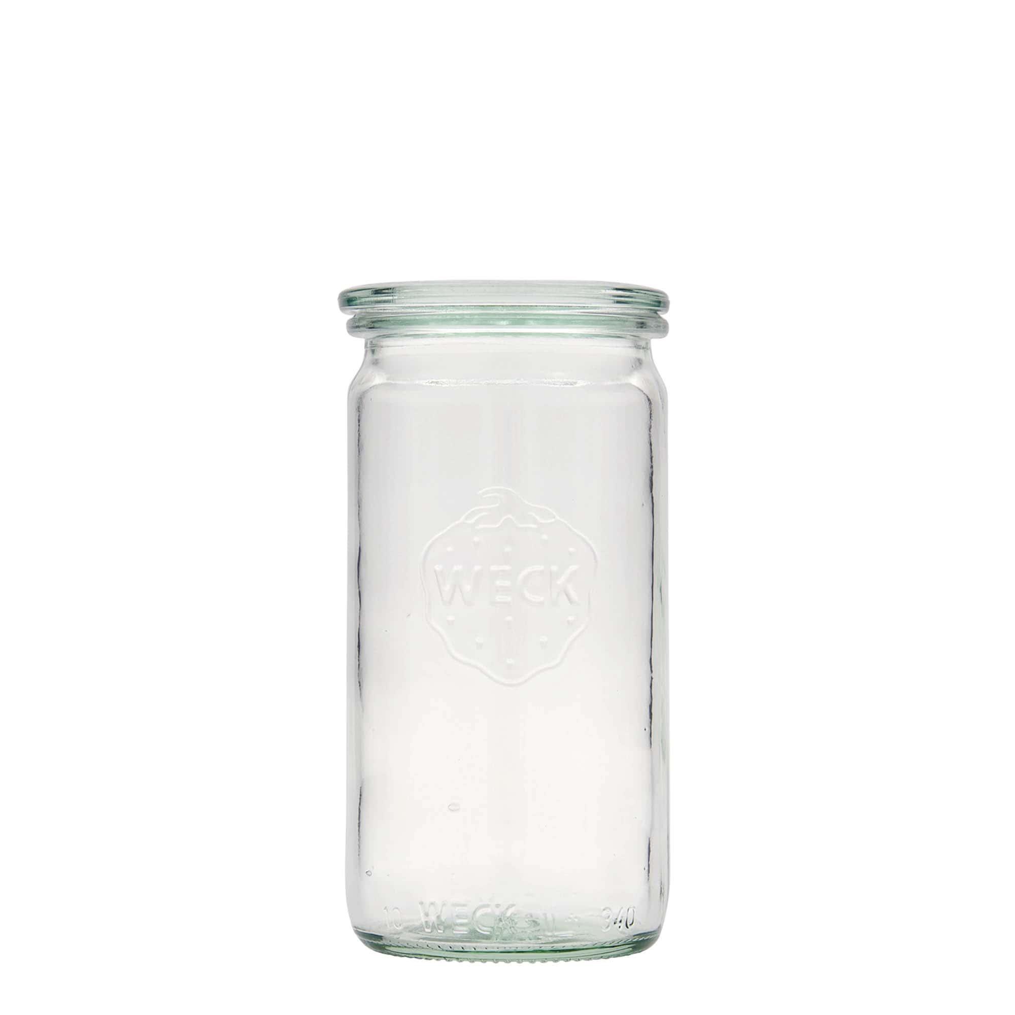 340 ml verre cylindrique WECK, ouverture : bord rond