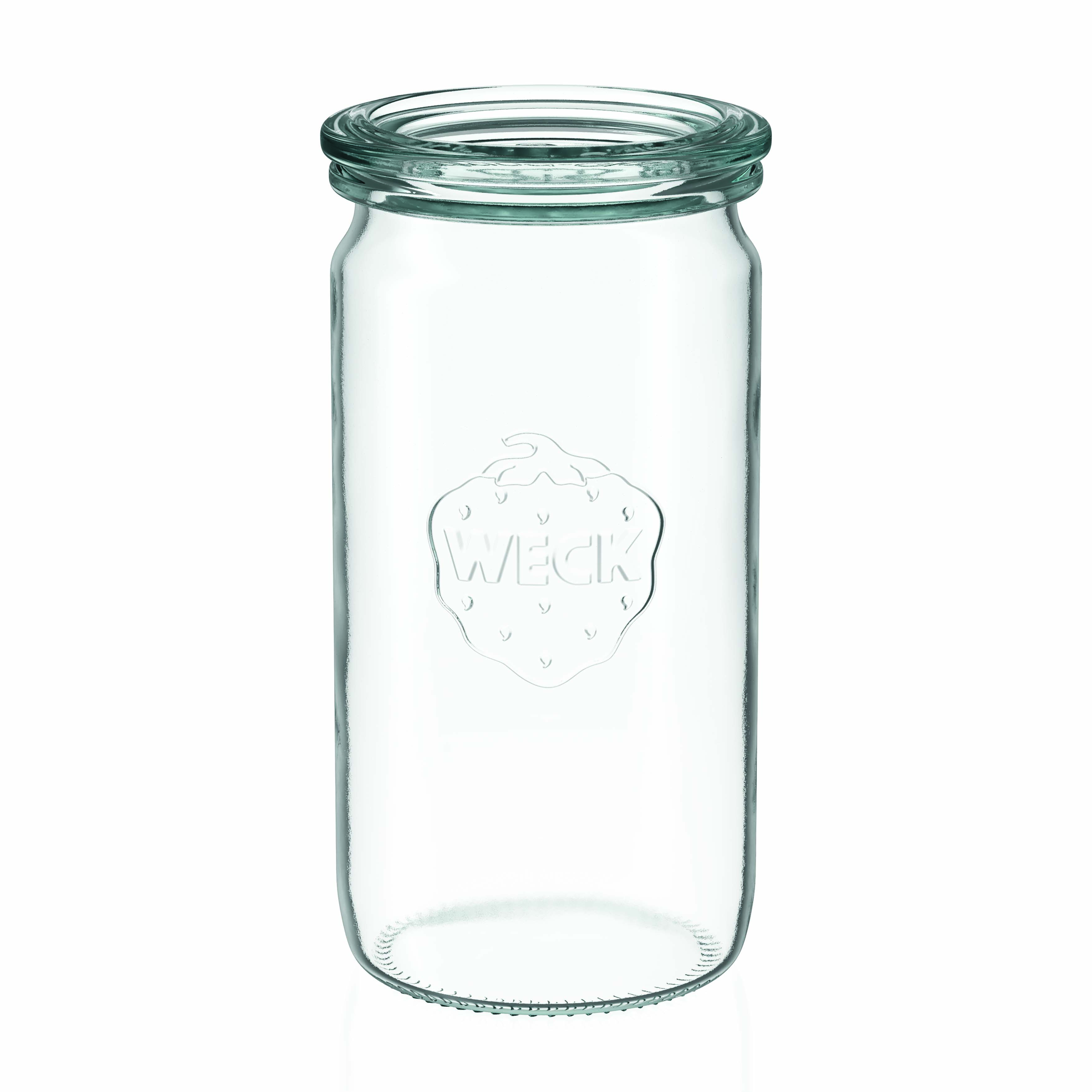 340 ml verre cylindrique WECK, ouverture : bord rond 340 ml verre cylindrique WECK, ouverture : bord rond