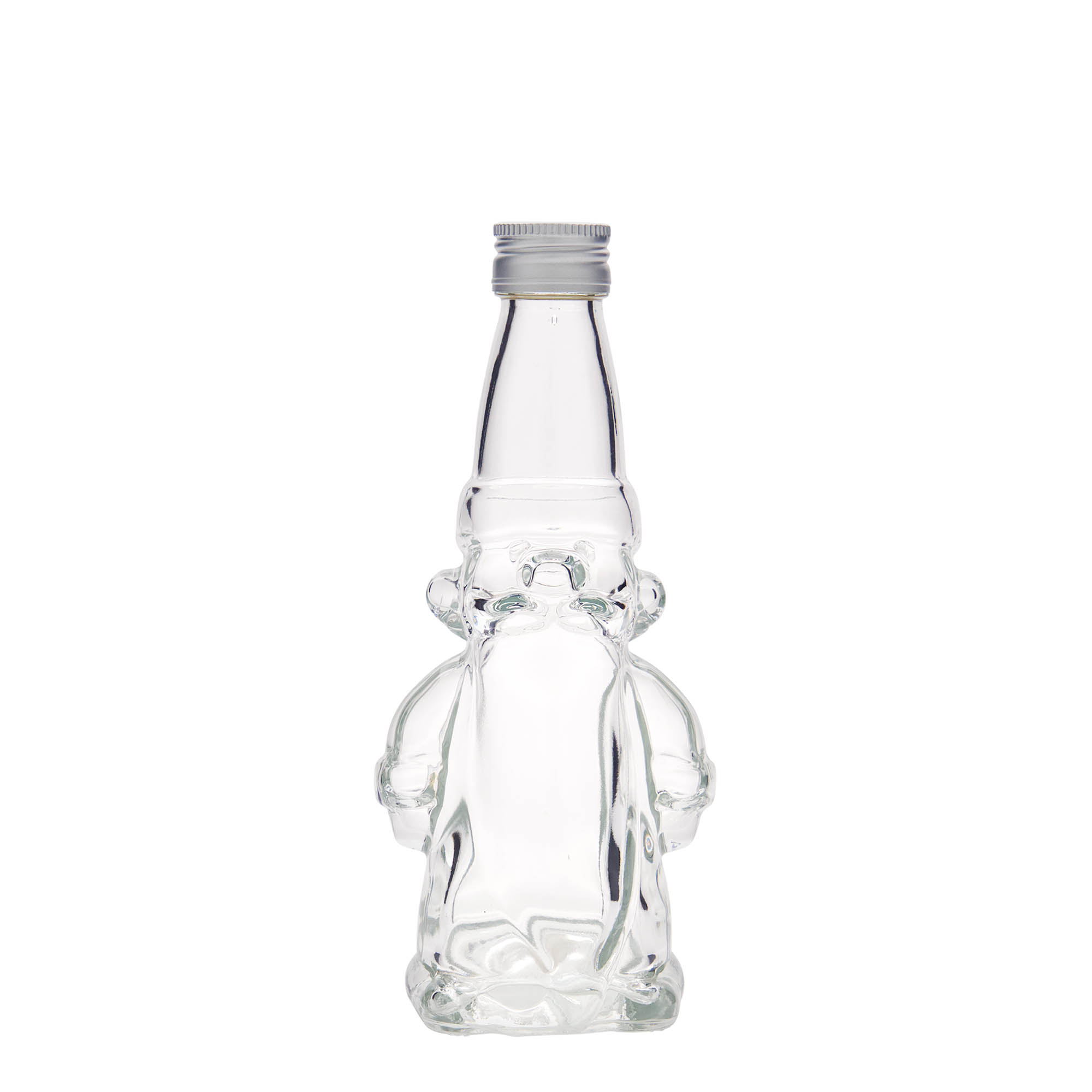 Flacon en verre 200 ml 'Lutin de Noël', ouverture : PP 28 Flacon en verre 200 ml 'Lutin de Noël', ouverture : PP 28