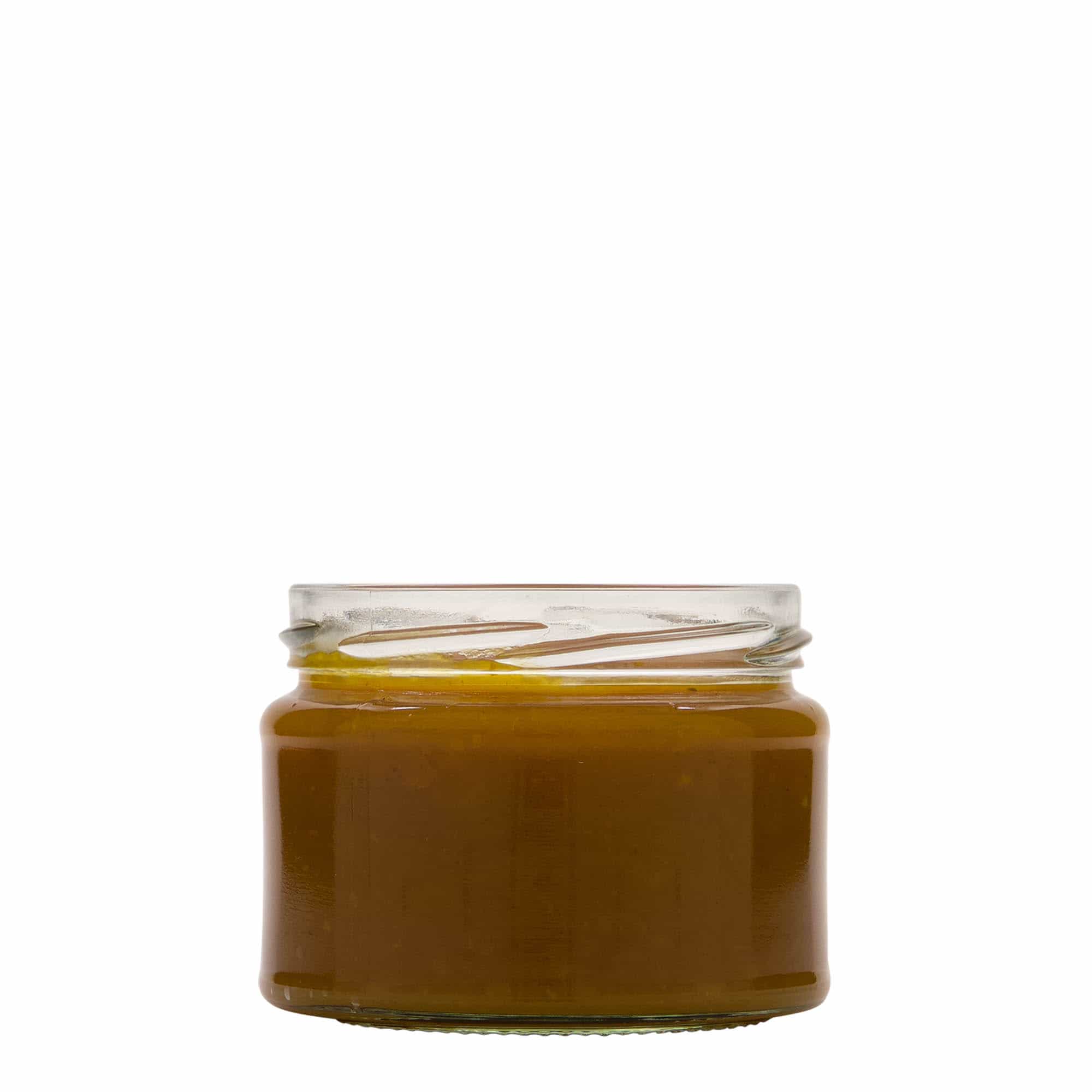 Bocal cylindrique plat 280 ml, bouchage: Twist-Off (TO 82)