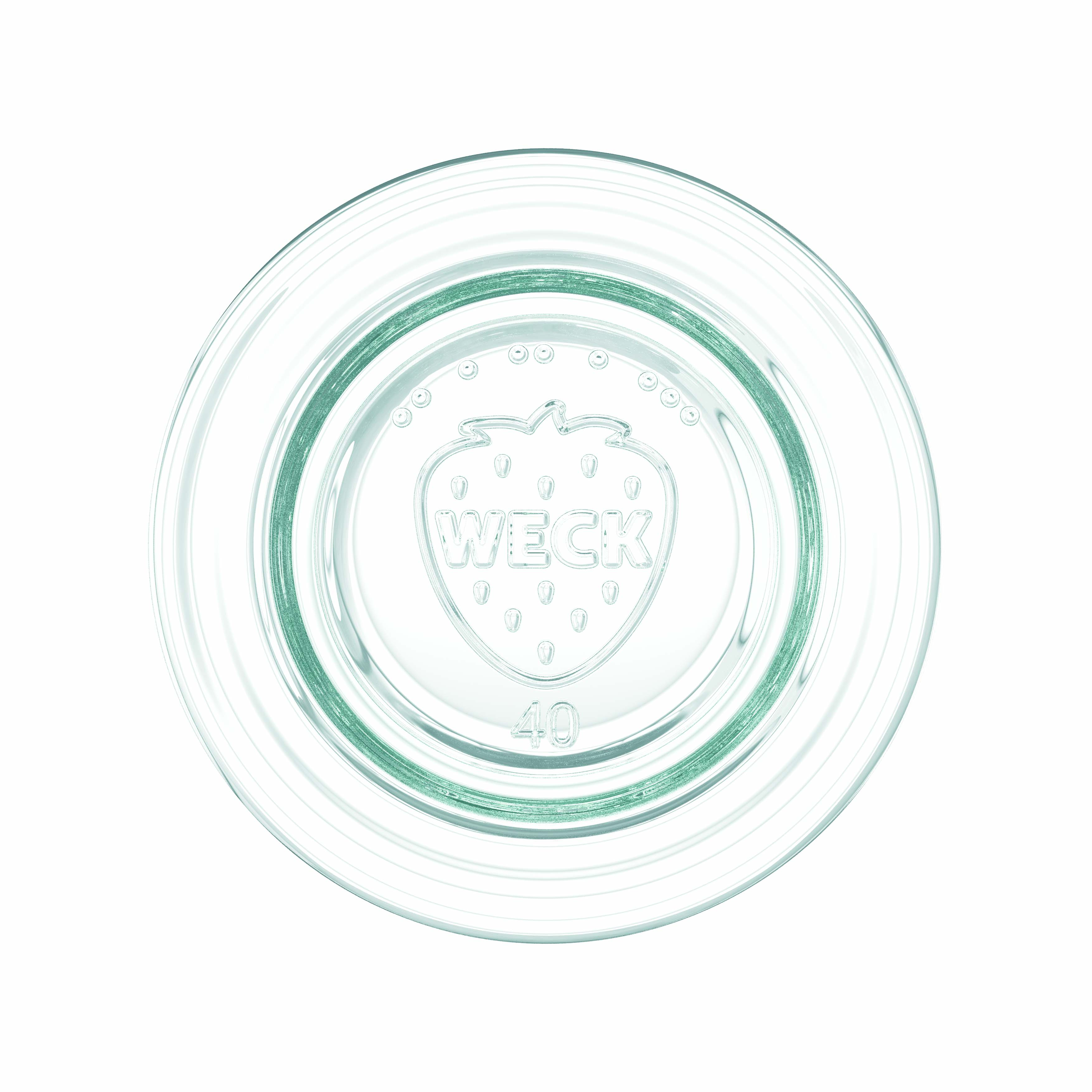 12x 35 ml bocal WECK à renversement avec couvercle en verre RR 40