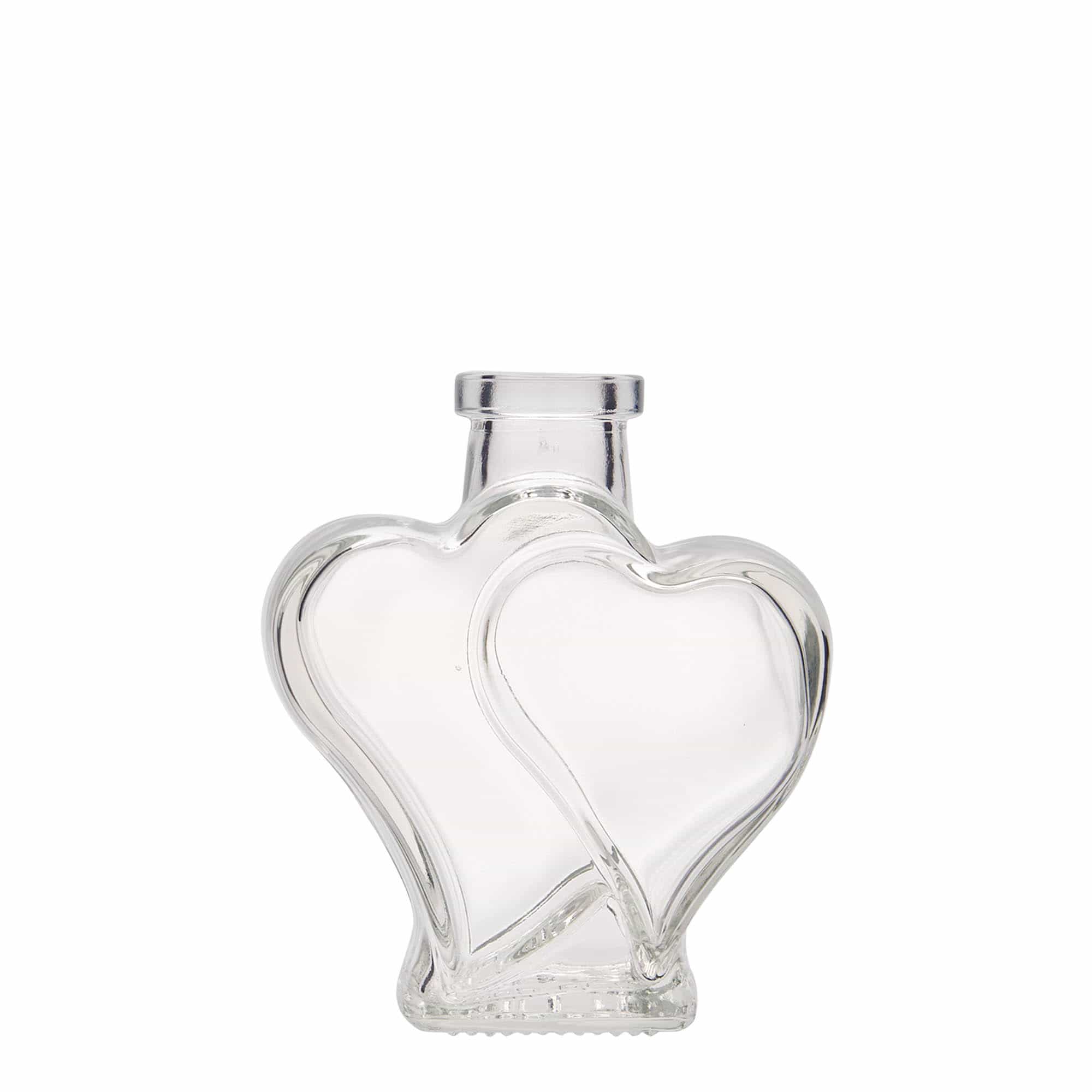 Flacon en verre de 200 ml « Doppelherz », ouverture : liège Flacon en verre de 200 ml « Doppelherz », ouverture : liège
