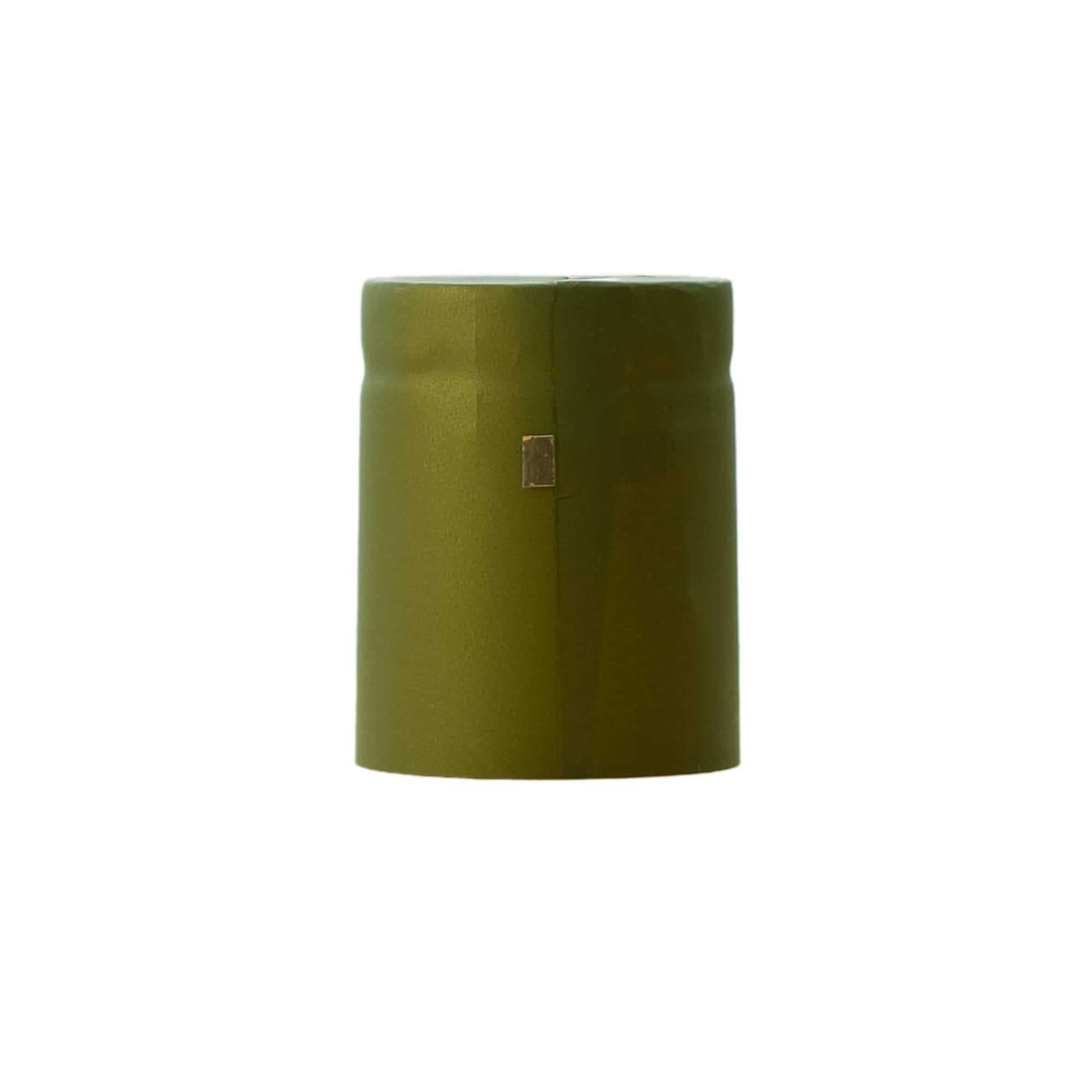 Capsule thermo-rétractable 32x41, plastique PVC, vert olive Capsule thermo-rétractable 32x41, plastique PVC, vert olive