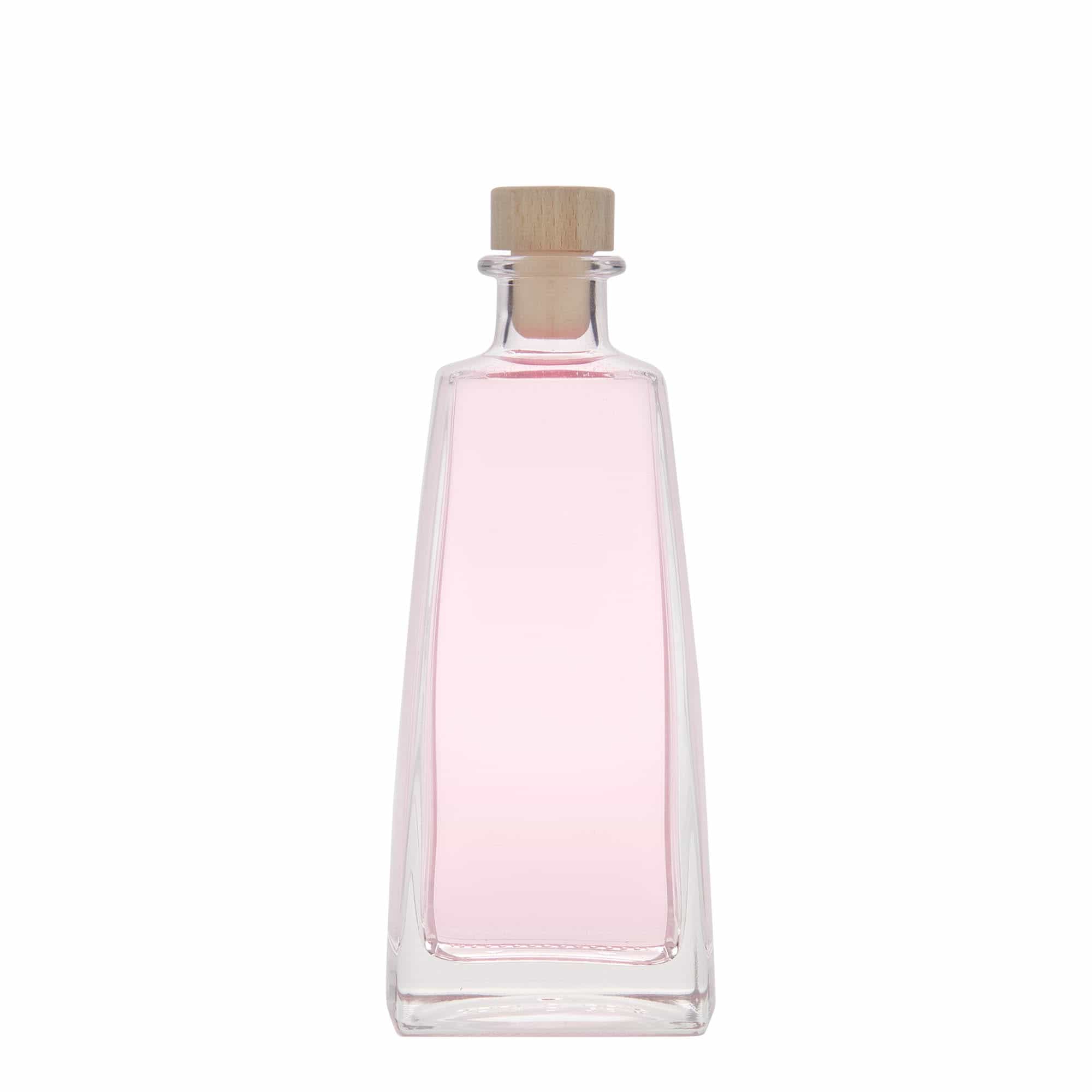 Bouteille en verre 350 ml 'Timmy', rectangulaire, bouchage: bouchon