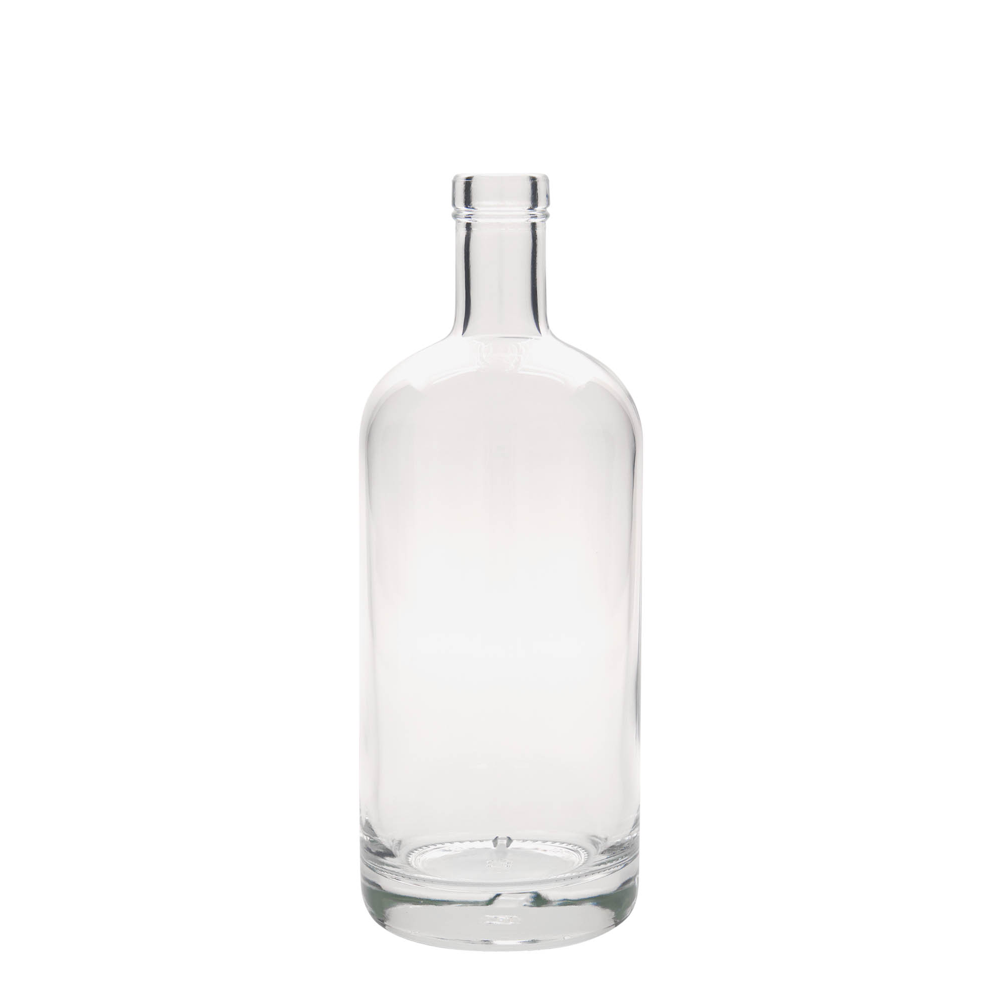 Bouteille en verre 700 ml 'Linea Uno', ouverture : bouchon en liège Bouteille en verre 700 ml 'Linea Uno', ouverture : bouchon en liège