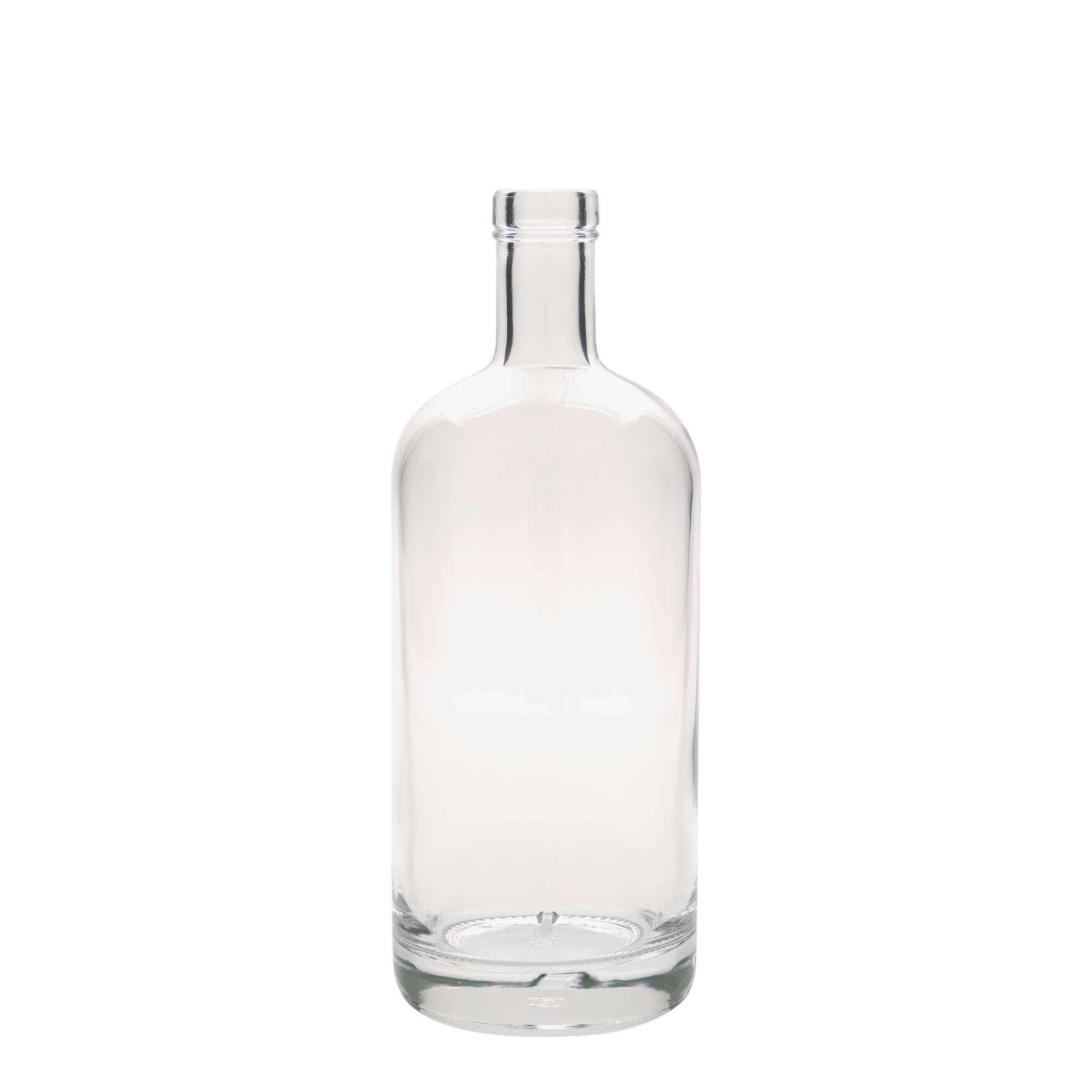 Bouteille en verre 700 ml 'Linea Uno', ouverture : bouchon en liège