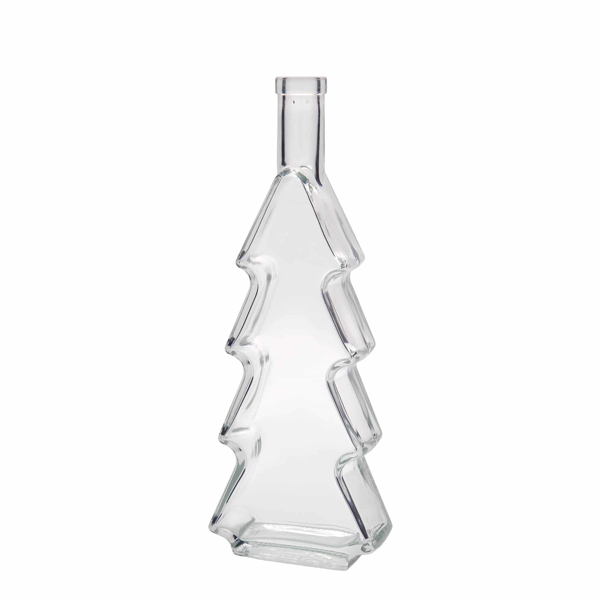 Bouteille en verre de 500 ml « Sapin », ouverture : bouchon en liège Bouteille en verre de 500 ml « Sapin », ouverture : bouchon en liège