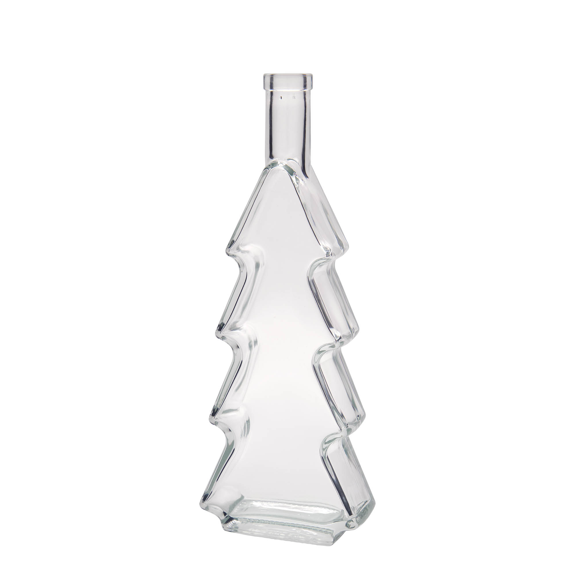 Bouteille en verre de 500 ml « Sapin », ouverture : bouchon en liège