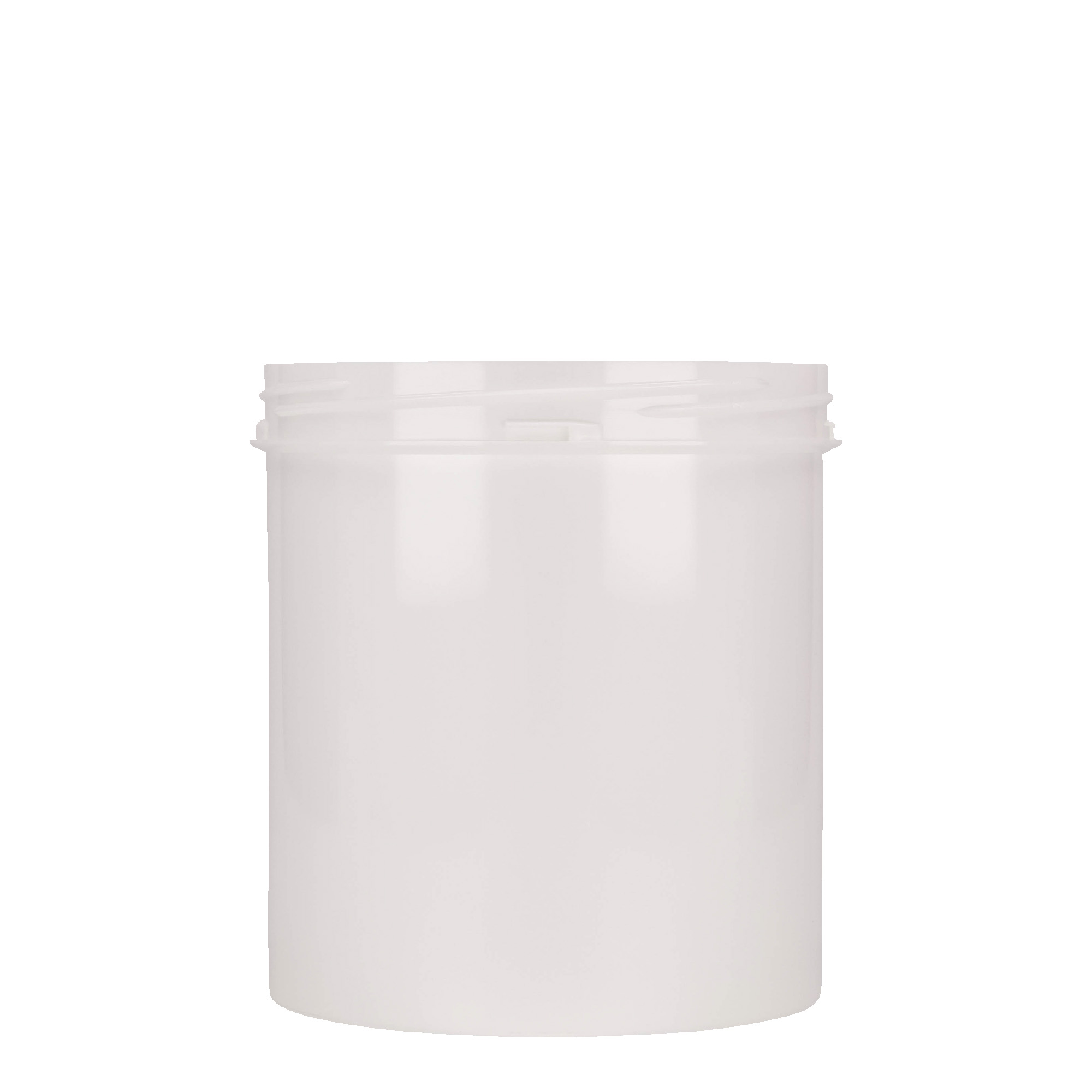 Boîte en plastique 1 000 ml 'Securilock', PP, blanche, col : bouchon à vis