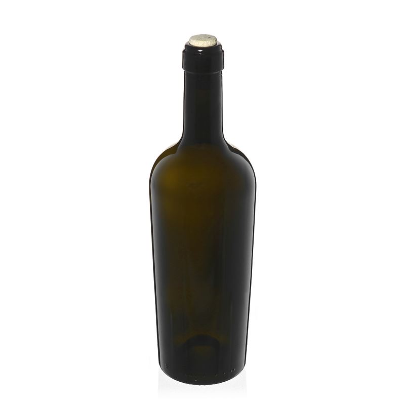Bouteille de vin 750 ml 'Imperiale', vert antique, ouverture : bouchon en liège
